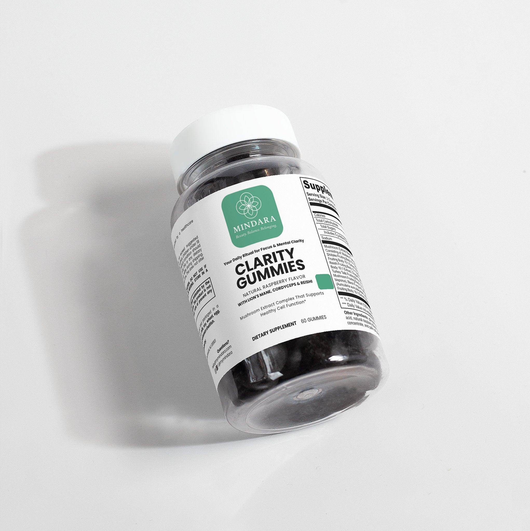 Mindara Clarity Gummies | 10-Mushroom Nootropic Complex - My Store