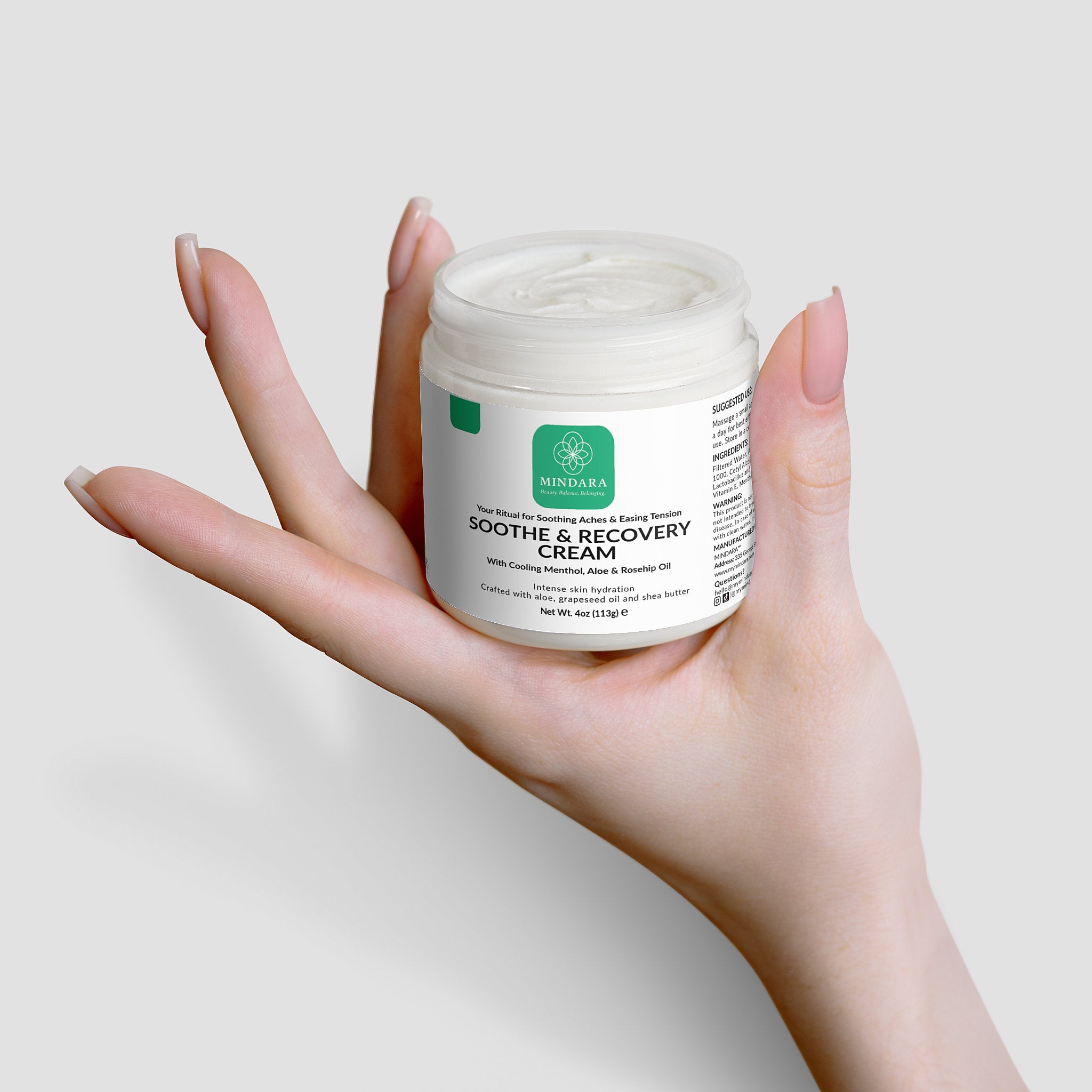 Mindara Soothe & Recovery Cream | For Muscle & Joint Relief - My Store