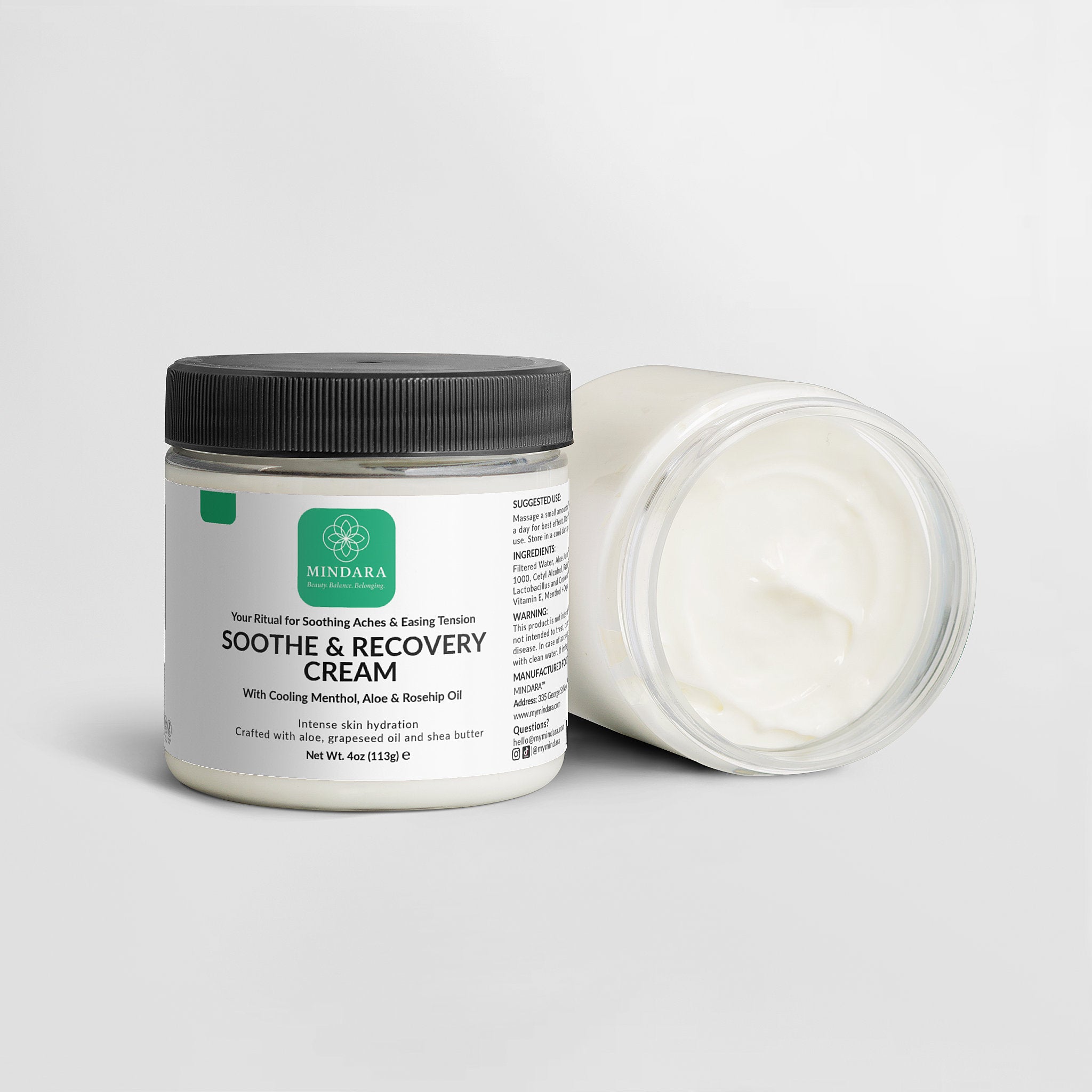 Mindara Soothe & Recovery Cream | For Muscle & Joint Relief - My Store