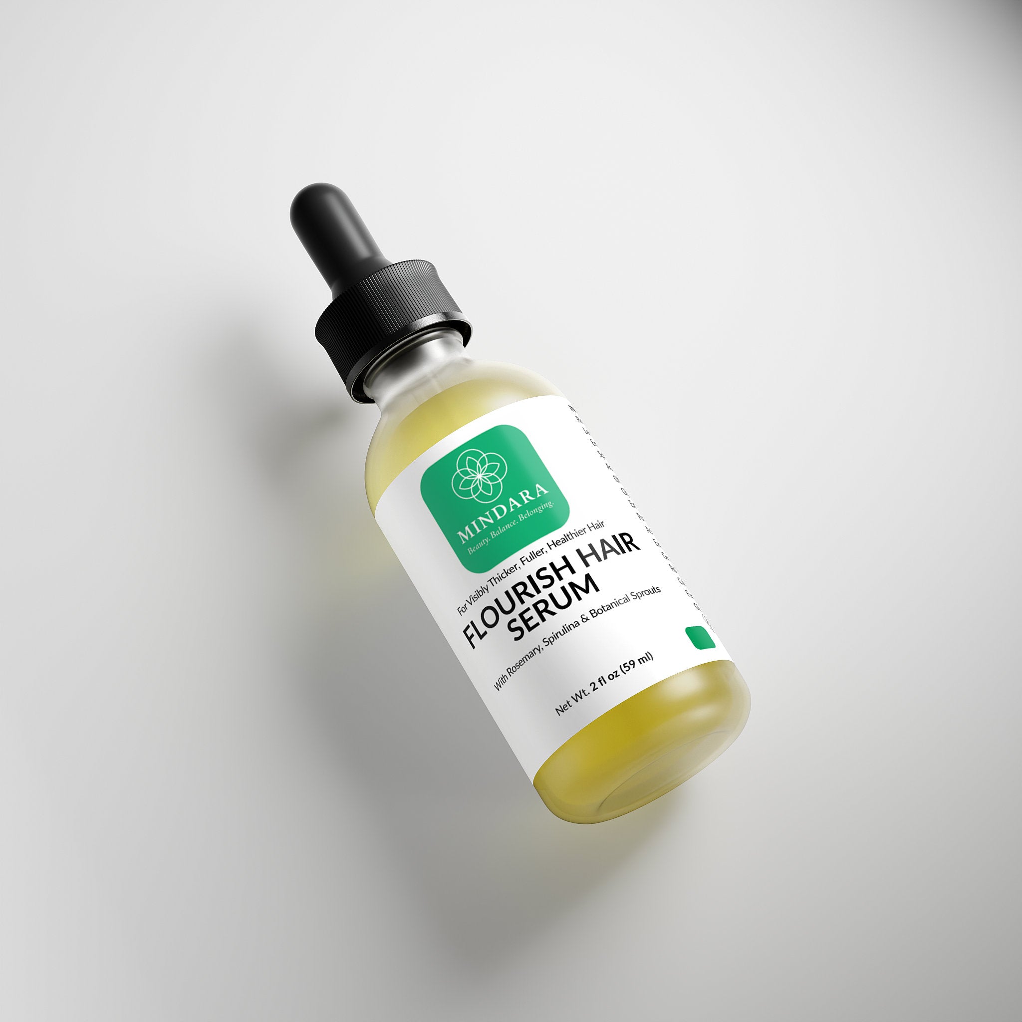 Mindara Flourish Hair Serum | For Visibly Thicker, Fuller-Looking Hair - My Store