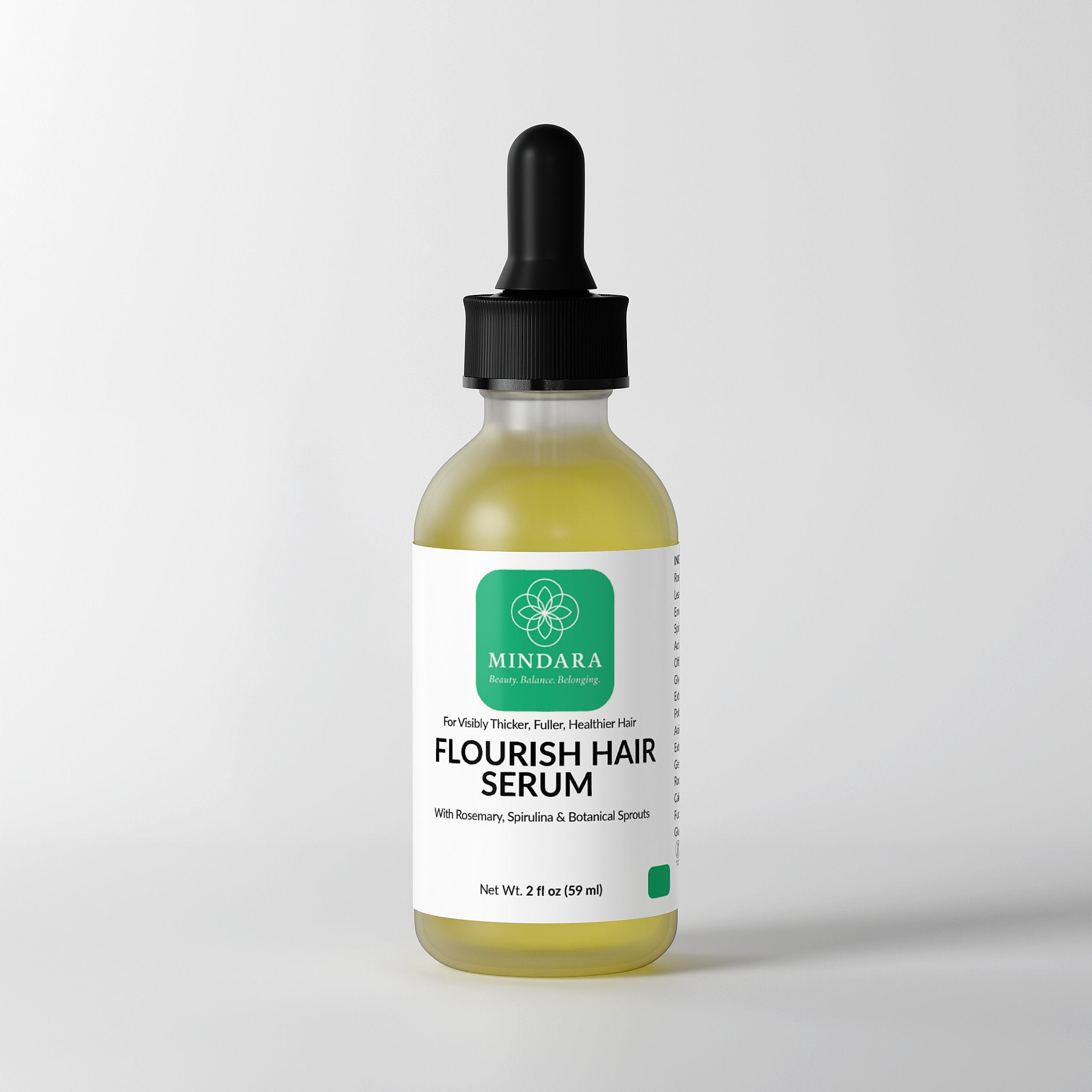 Mindara Flourish Hair Serum | For Visibly Thicker, Fuller-Looking Hair - My Store