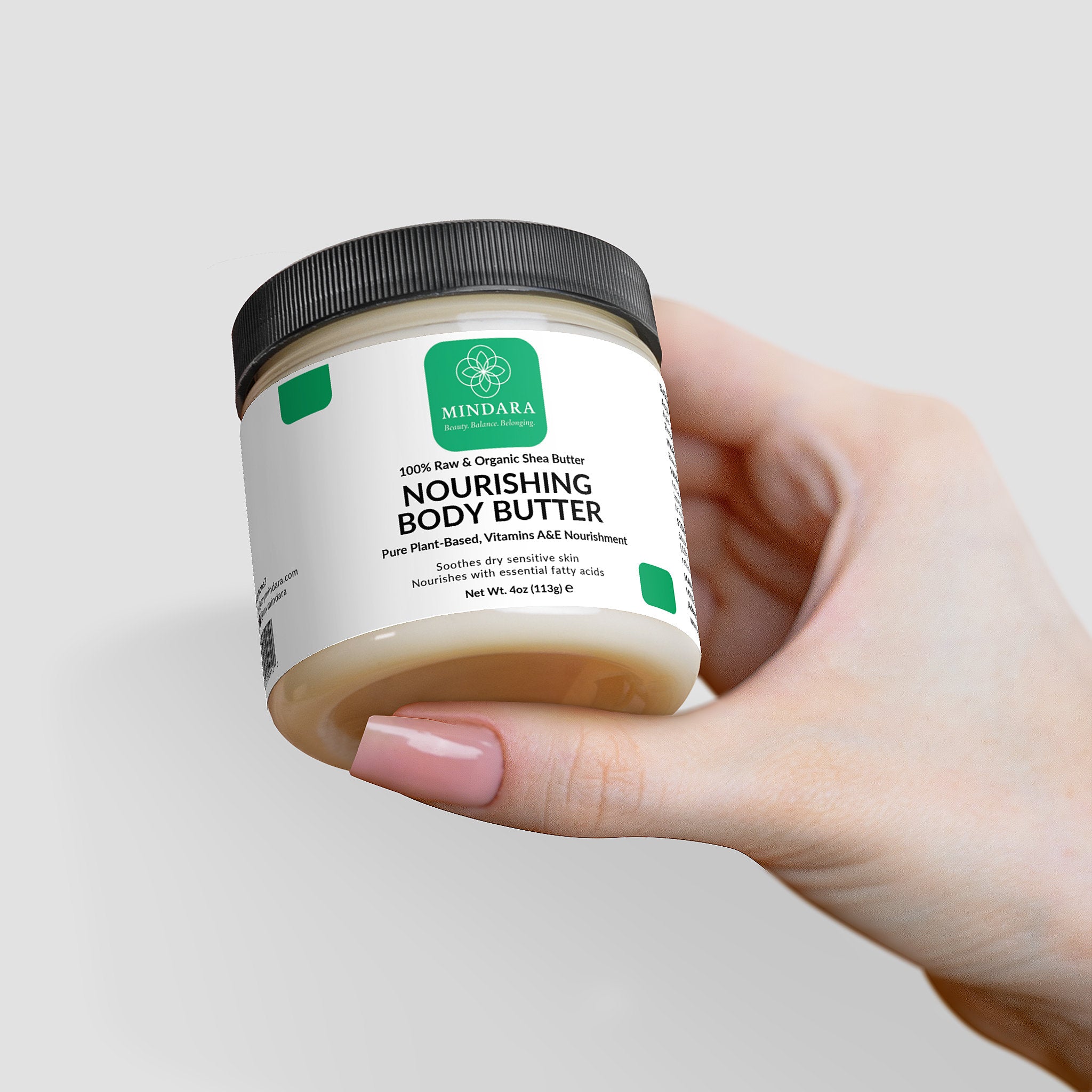 Mindara Pure Nourishing Body Butter | 100% Raw & Organic Shea - My Store