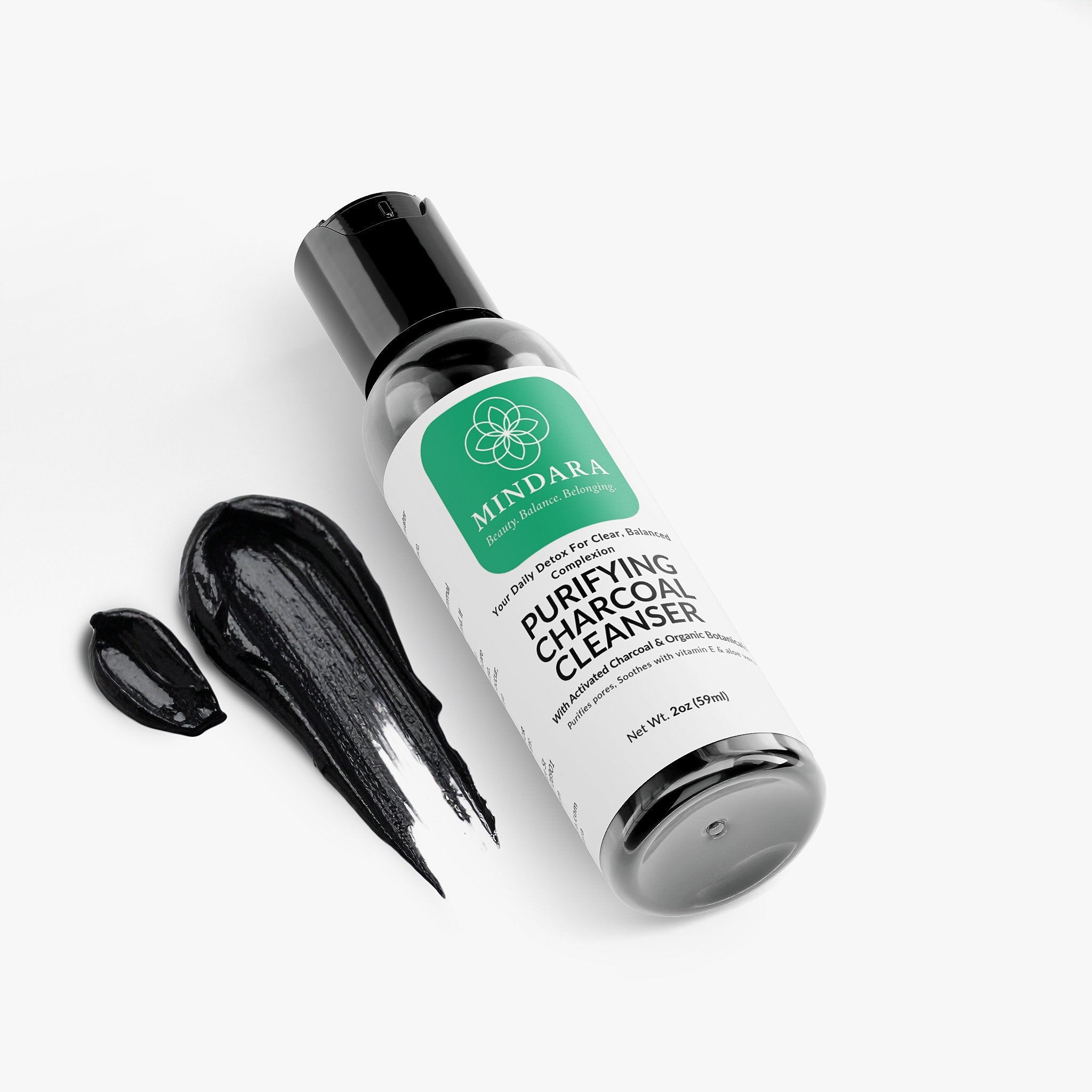 Mindara Purifying Ritual Cleanser | Daily Detox with Charcoal & Aloe - My Store