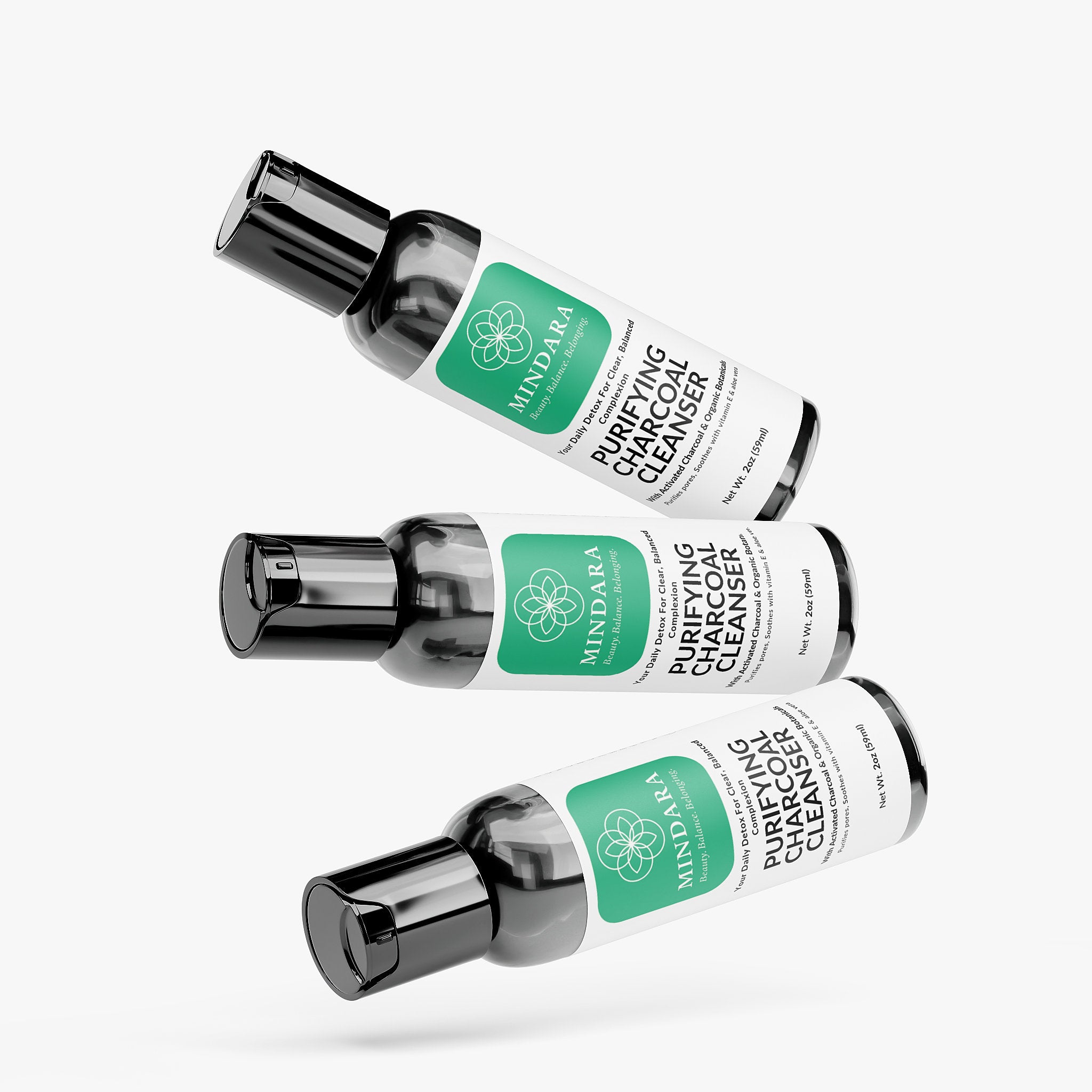 Mindara Purifying Ritual Cleanser | Daily Detox with Charcoal & Aloe - My Store