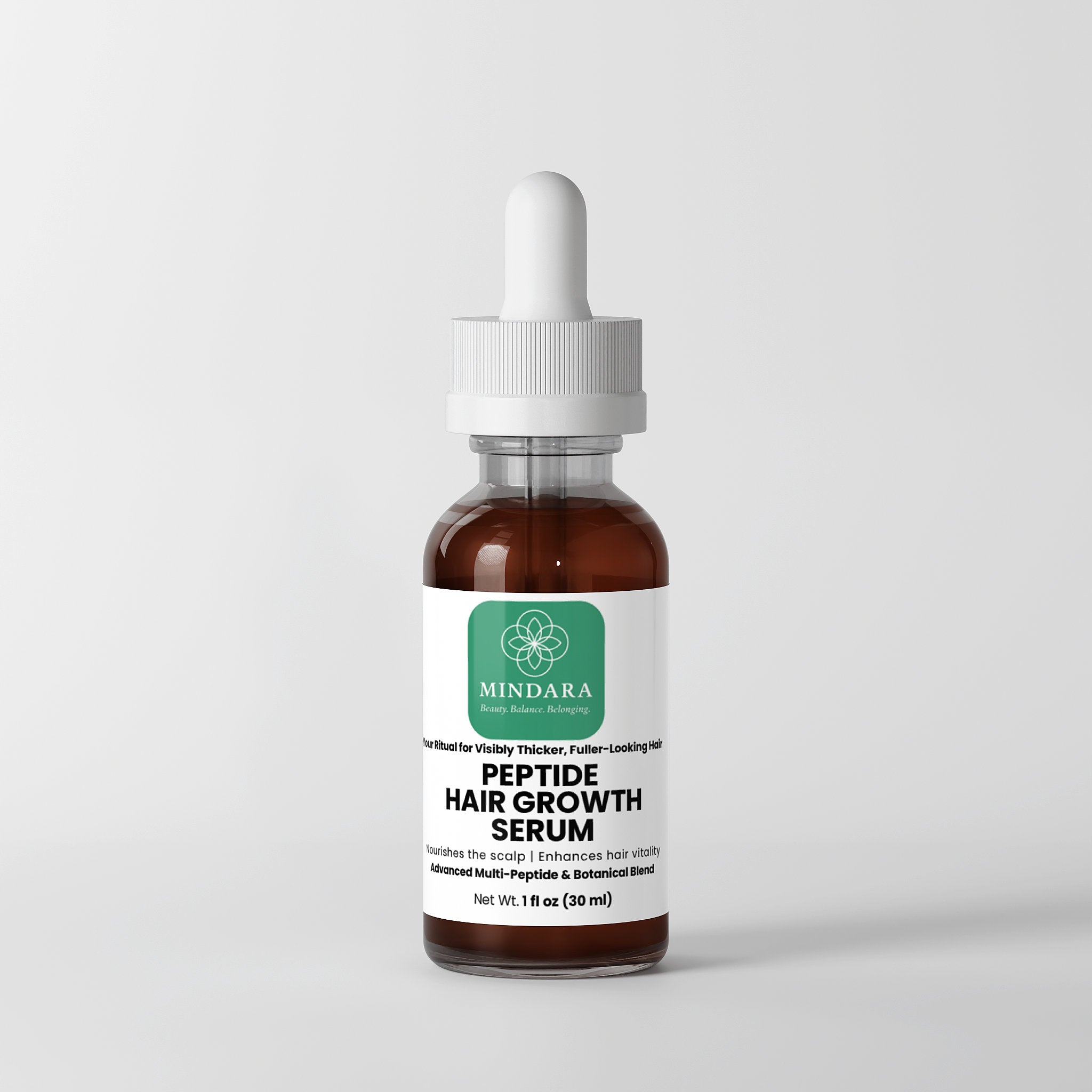 Mindara Peptide Hair Growth Serum| For Thicker, Fuller-Looking Hair - My Store