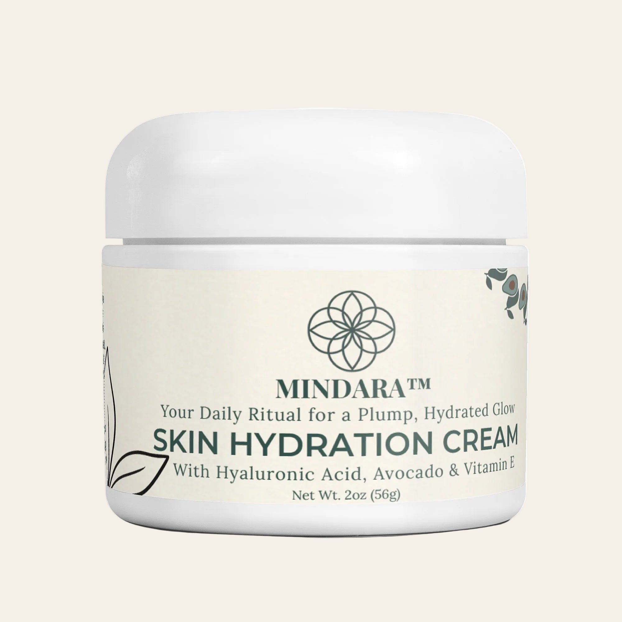 Mindara Daily Hydration Cream | With Hyaluronic Acid & Avocado Oil - Mymindara.com