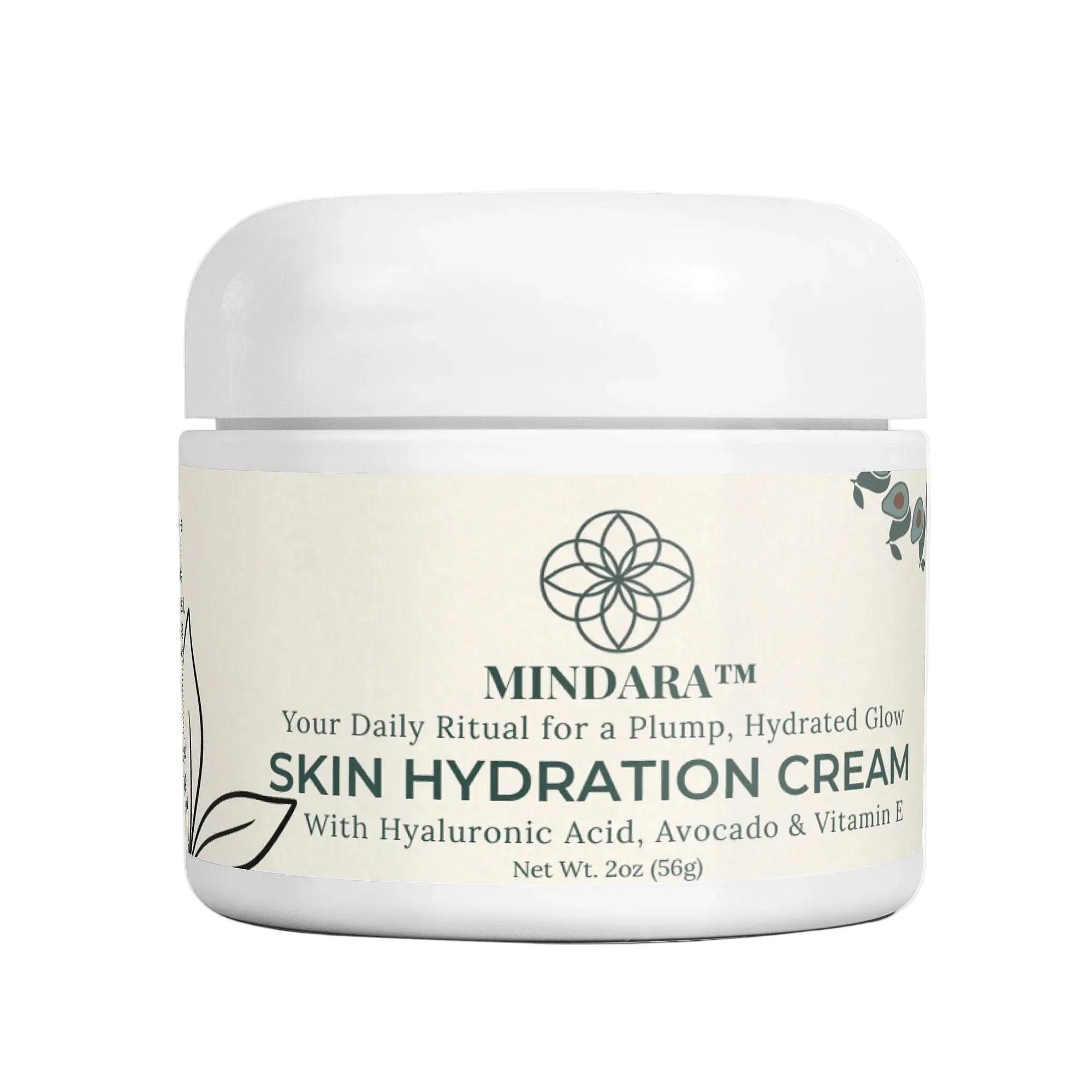 Mindara Daily Hydration Cream | With Hyaluronic Acid & Avocado Oil - Mymindara.com