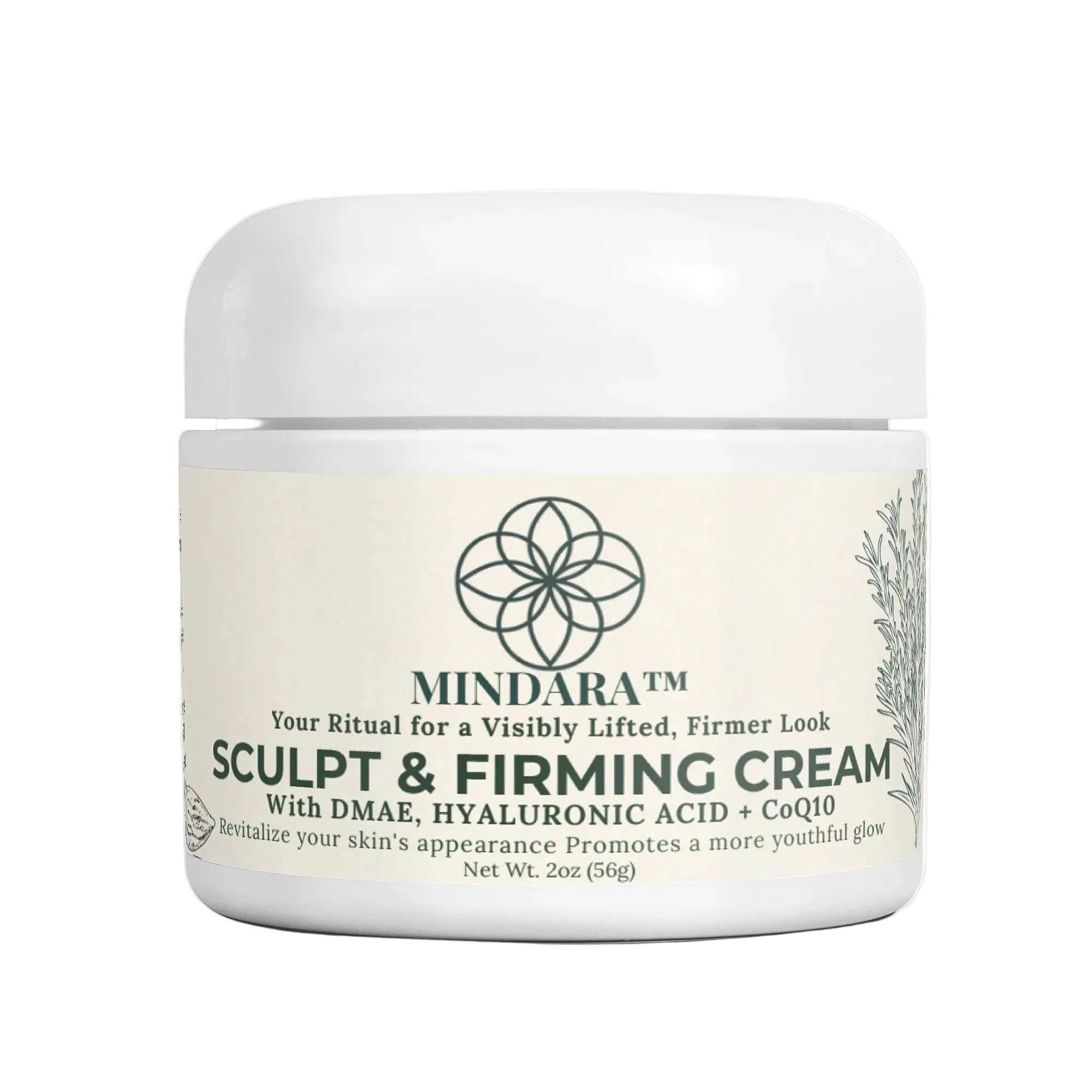 Mindara Sculpt & Firm Cream | with DMAE, Hyaluronic Acid & Co - Q10 - Mymindara.com