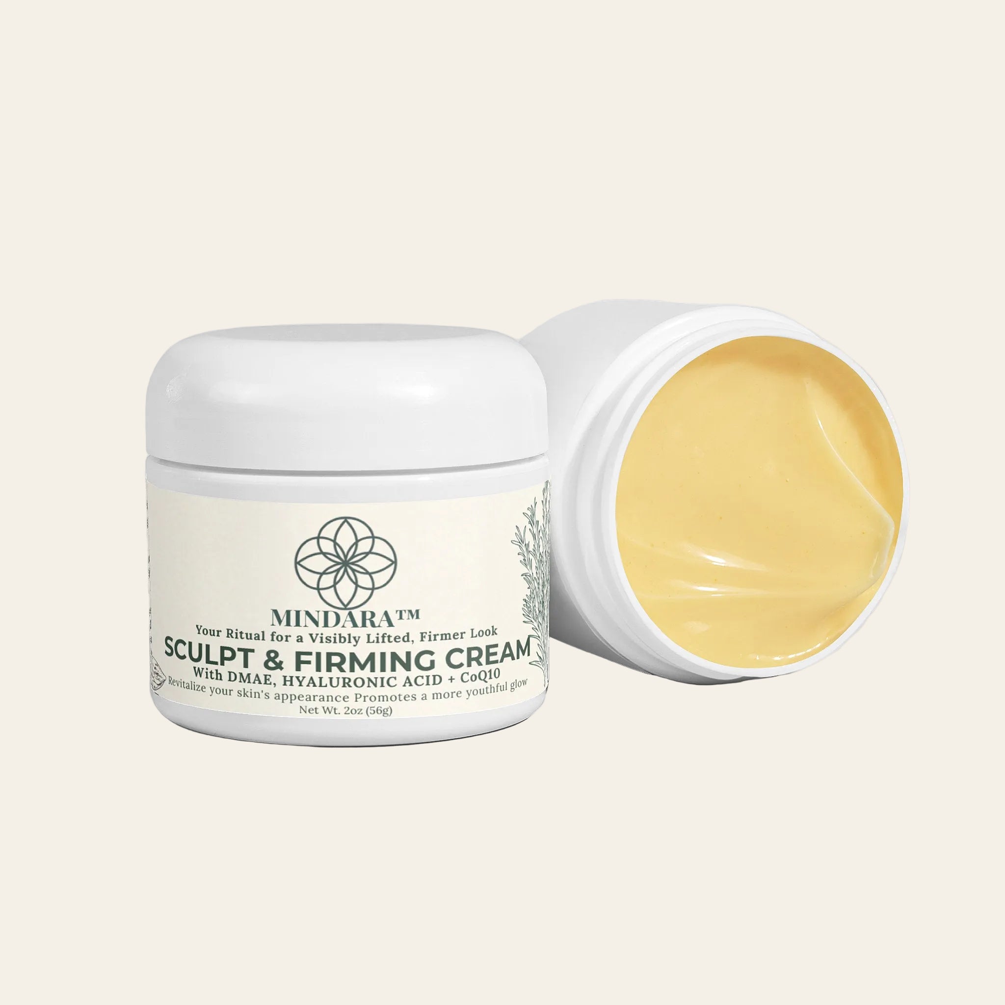 Mindara Sculpt & Firm Cream | with DMAE, Hyaluronic Acid & Co - Q10 - Mymindara.com
