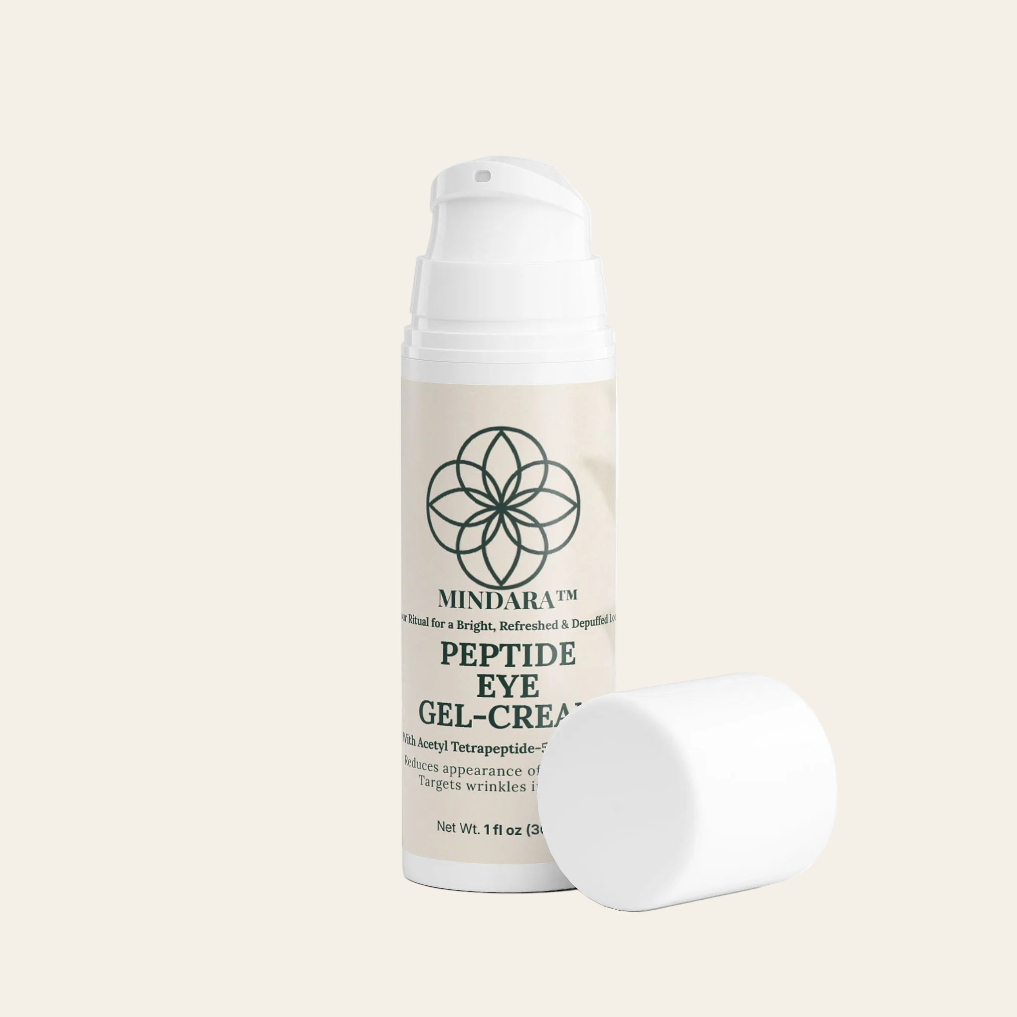 Mindara Peptide Bright Eye Gel - Cream | for Puffiness & Fine Lines - Mymindara.com