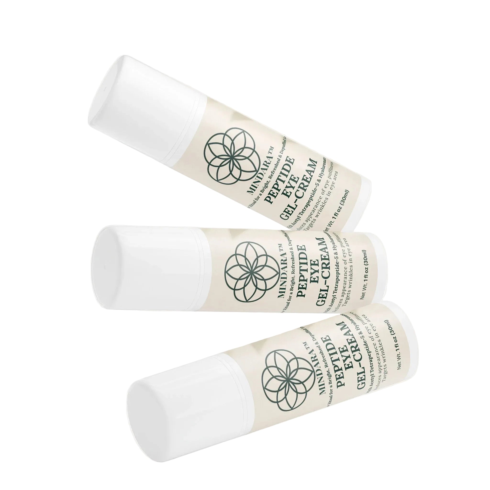 Mindara Peptide Bright Eye Gel - Cream | for Puffiness & Fine Lines - Mymindara.com