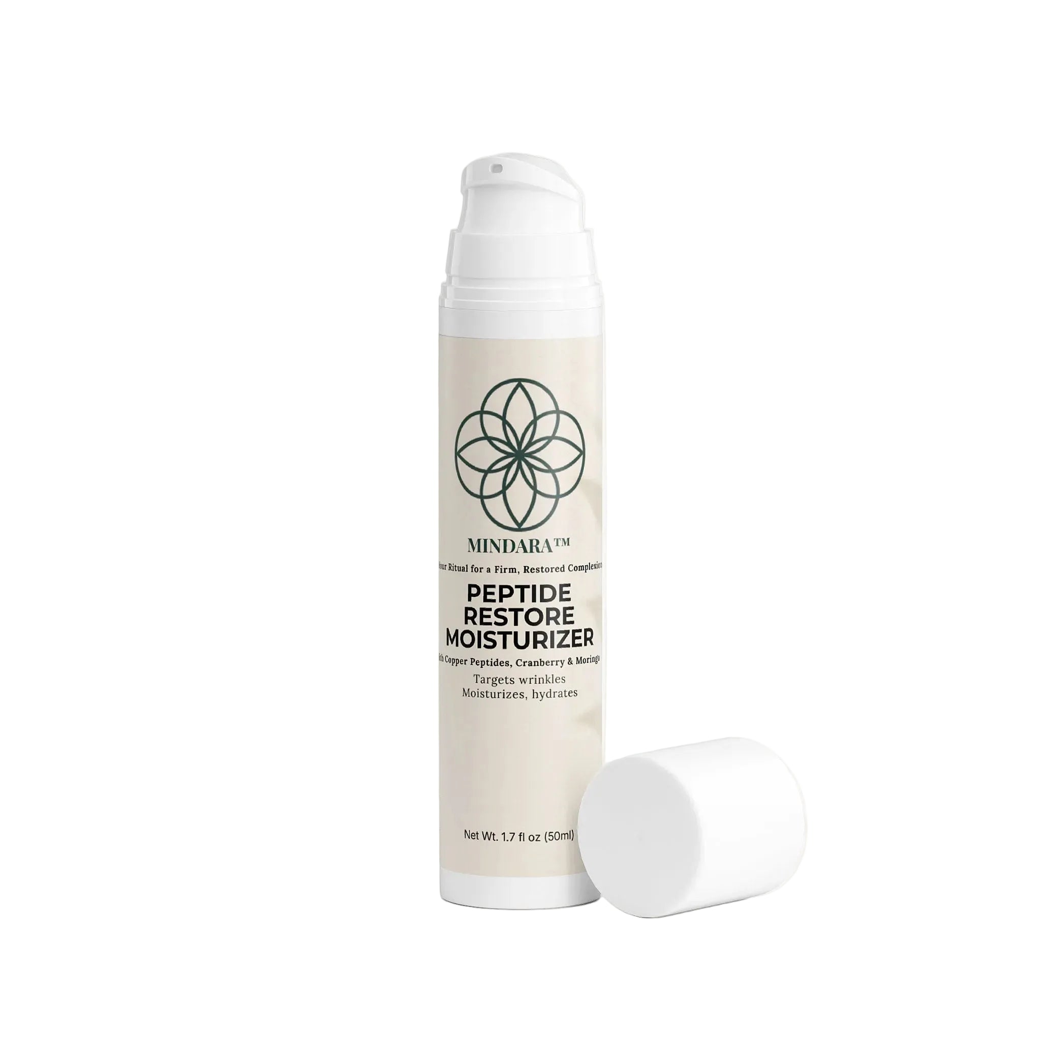 Mindara Peptide Restore Cream Moisturizer - Mymindara.com