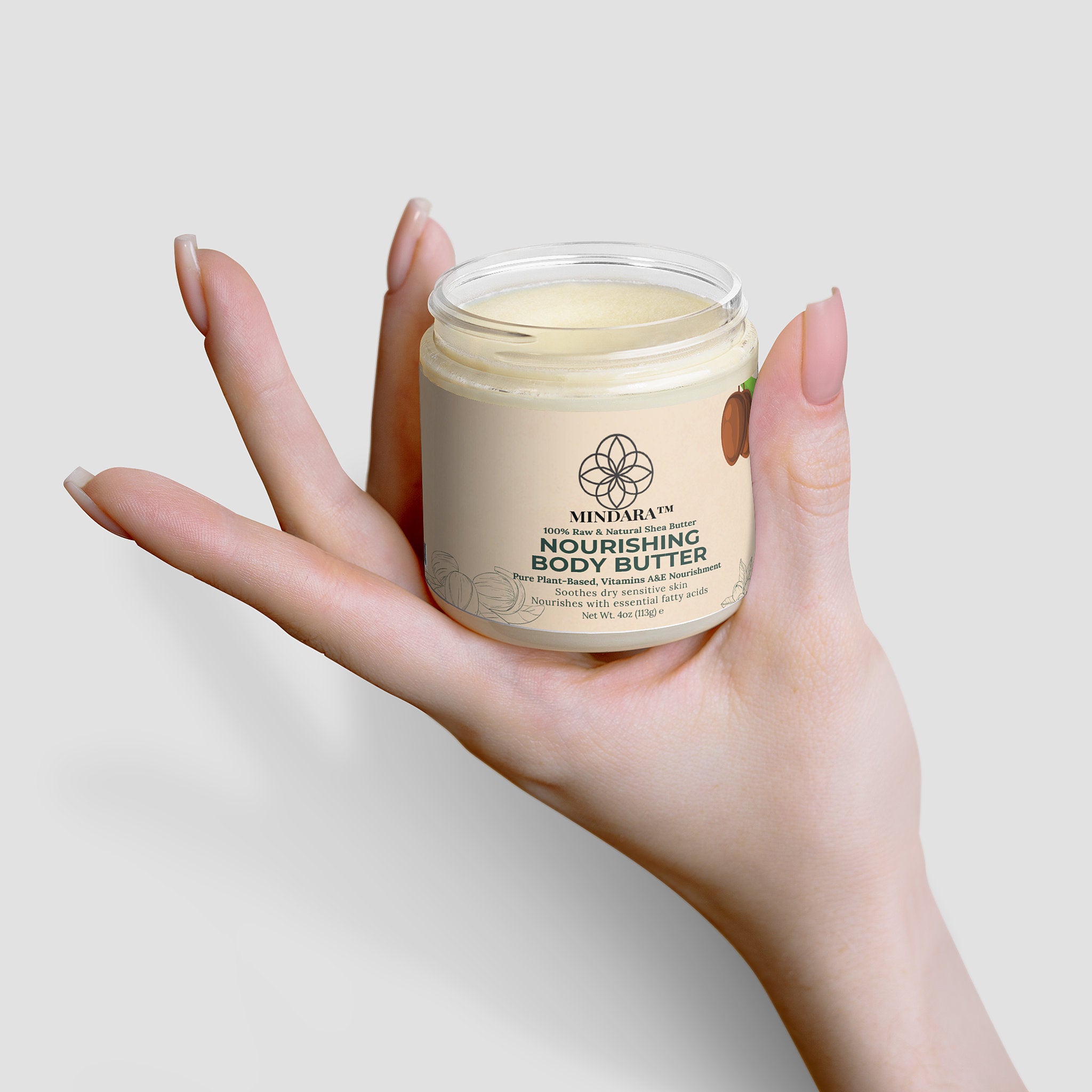 Mindara Pure Nourishing Body Butter | 100% Raw & Organic Shea - Mymindara.com