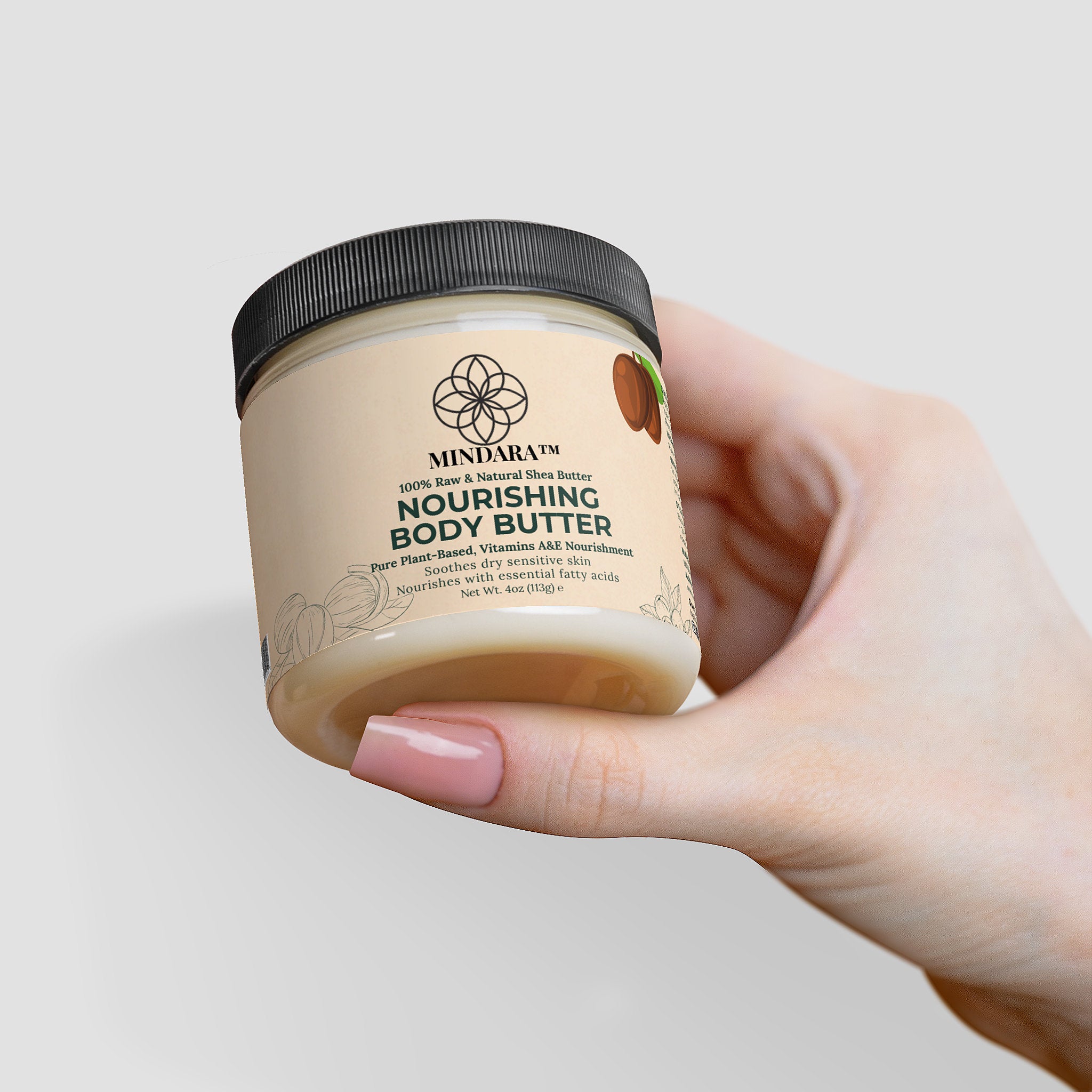 Mindara Pure Nourishing Body Butter | 100% Raw & Organic Shea - Mymindara.com
