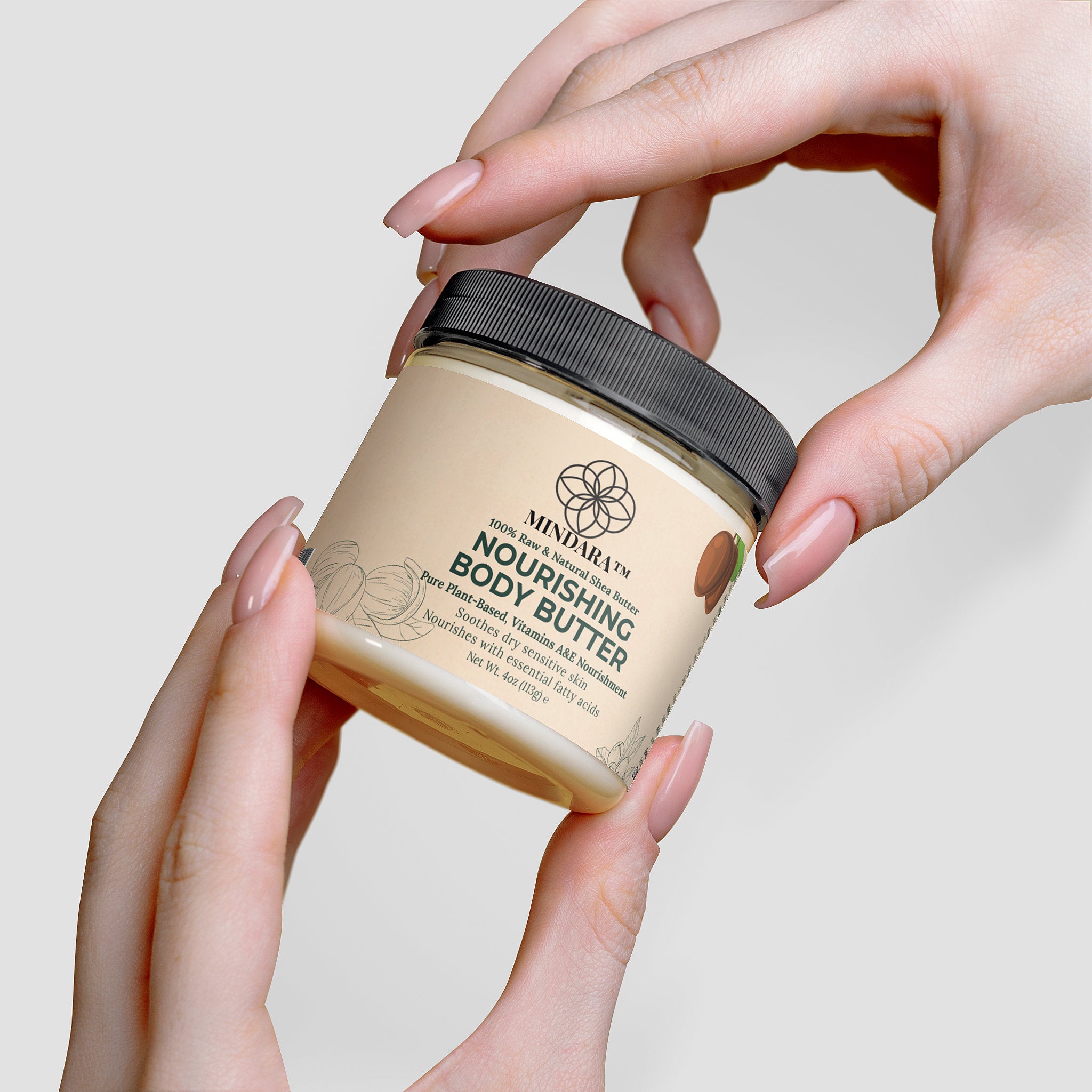 Mindara Pure Nourishing Body Butter | 100% Raw & Organic Shea - Mymindara.com