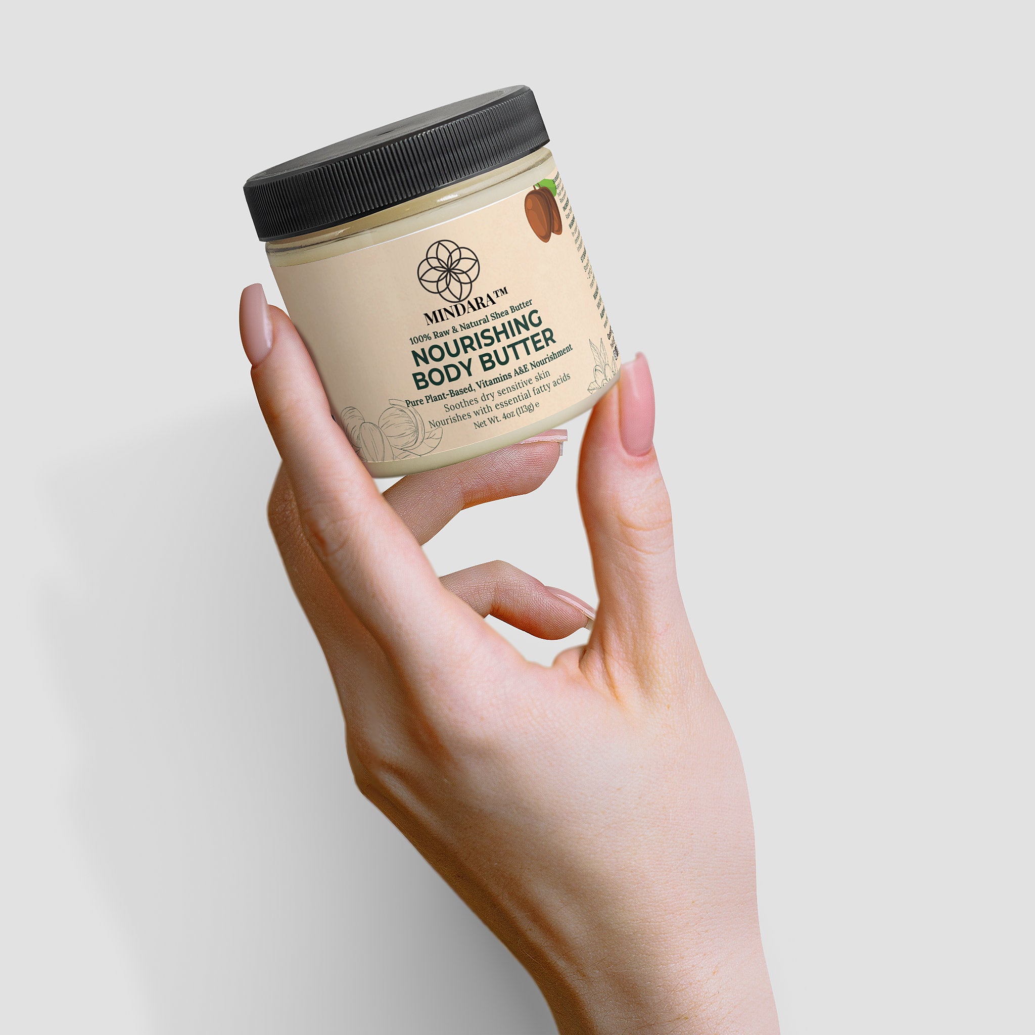 Mindara Pure Nourishing Body Butter | 100% Raw & Organic Shea - Mymindara.com