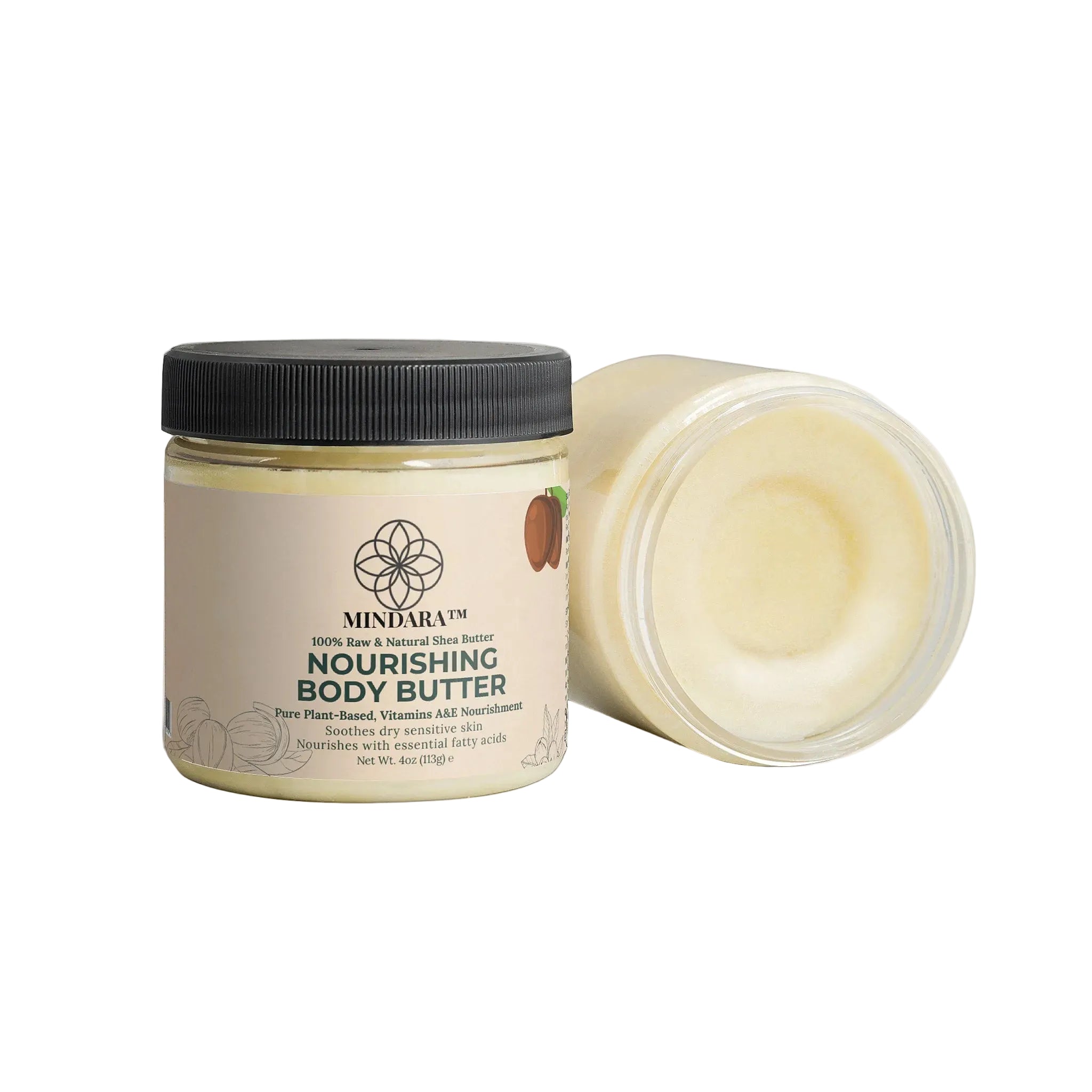 Mindara Pure Nourishing Body Butter | 100% Raw & Organic Shea - Mymindara.com