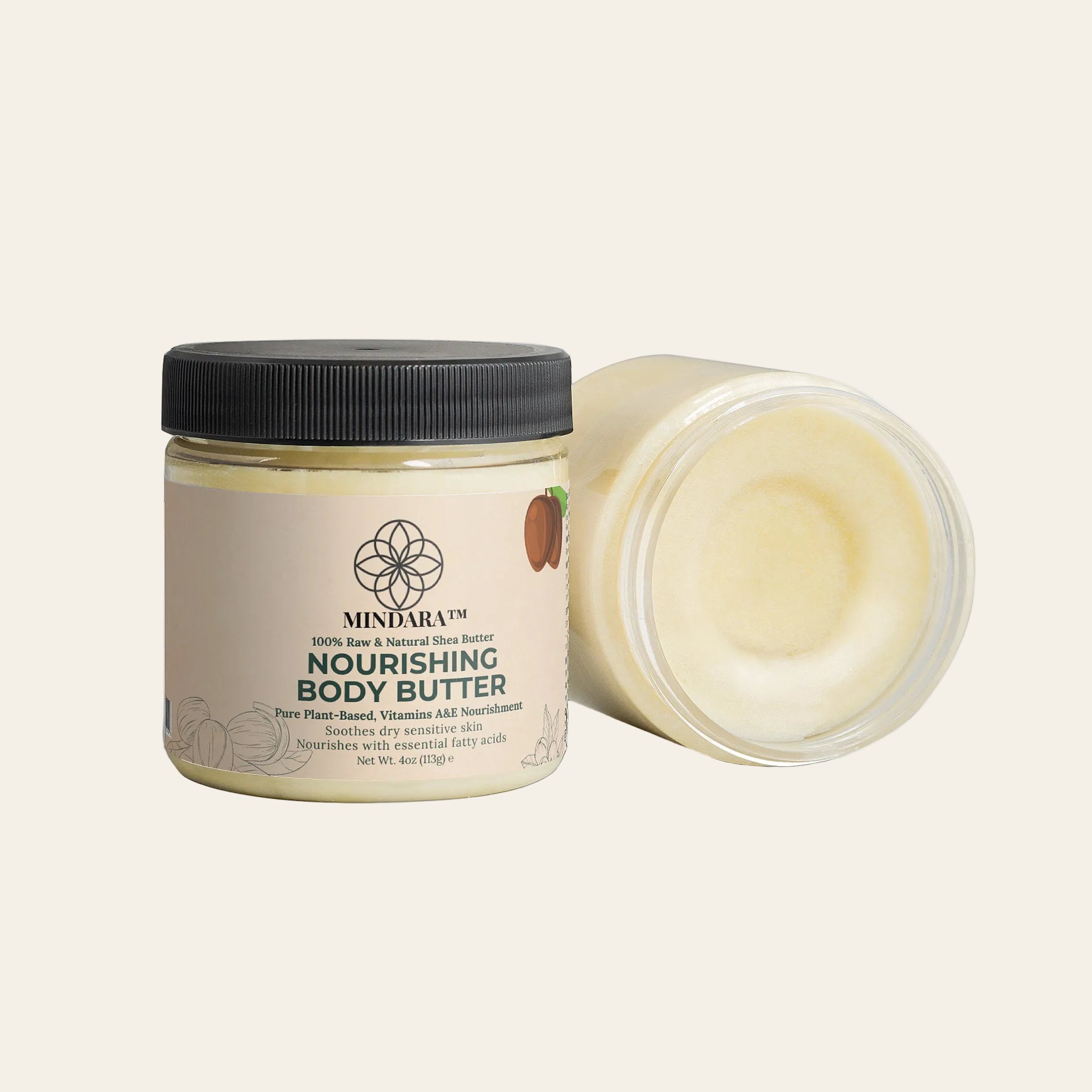 Mindara Pure Nourishing Body Butter | 100% Raw & Organic Shea - Mymindara.com