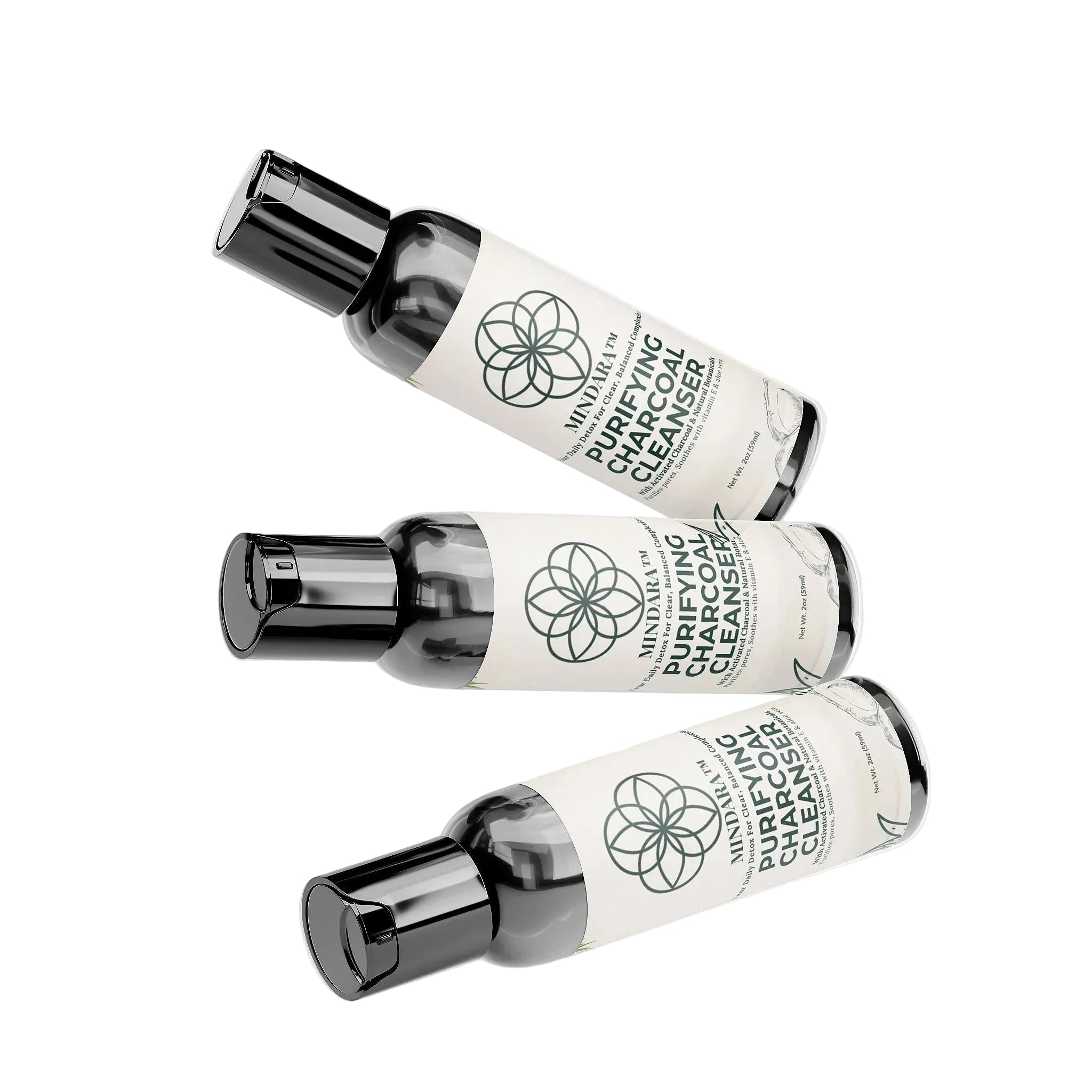 Mindara Purifying Ritual Cleanser | Daily Detox with Charcoal & Aloe - Mymindara.com