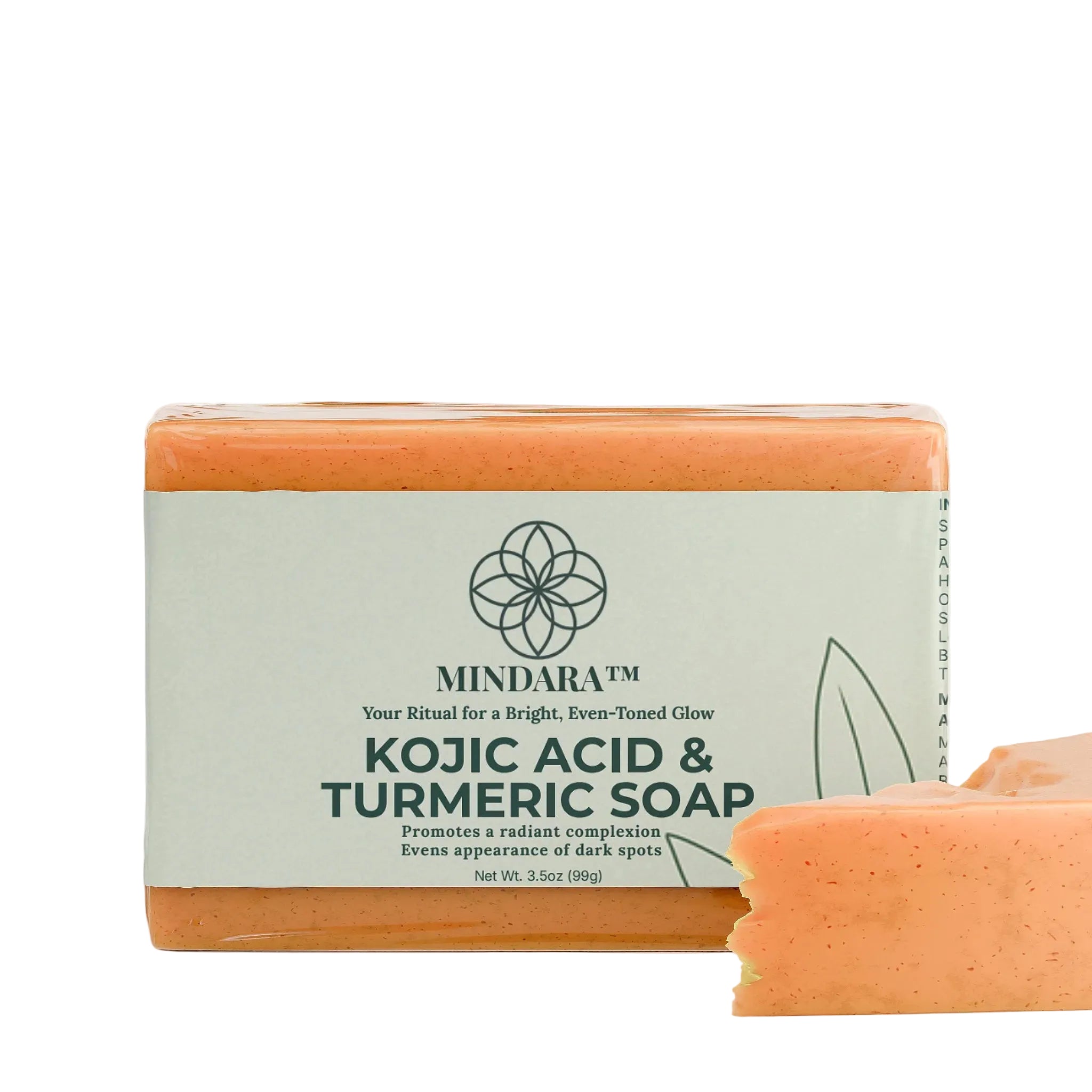 Mindara Kojic Acid & Turmeric Soap - Mymindara.com