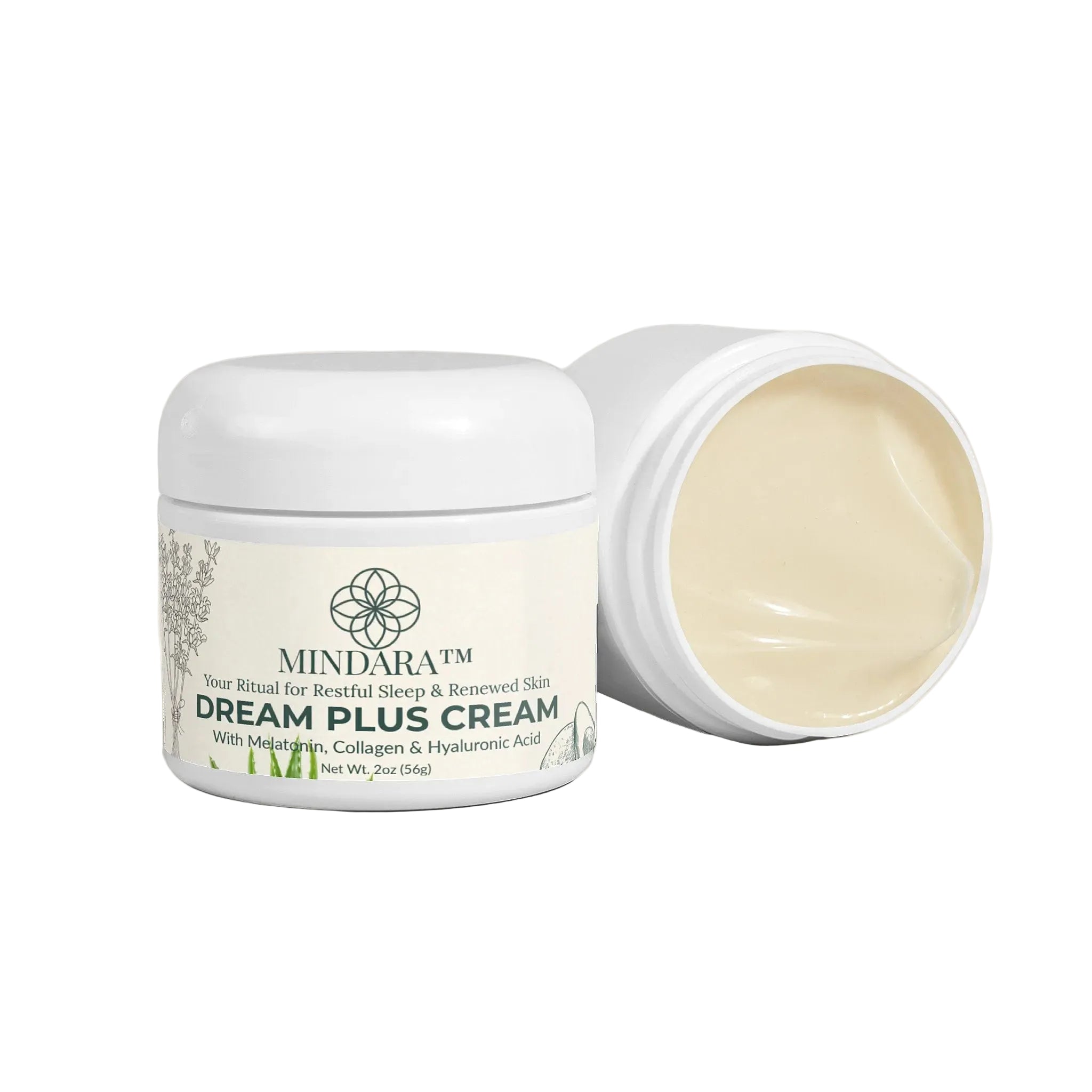 Mindara Dream Plus Cream | With Melatonin, Collagen & Hyaluronic Acid - Mymindara.com