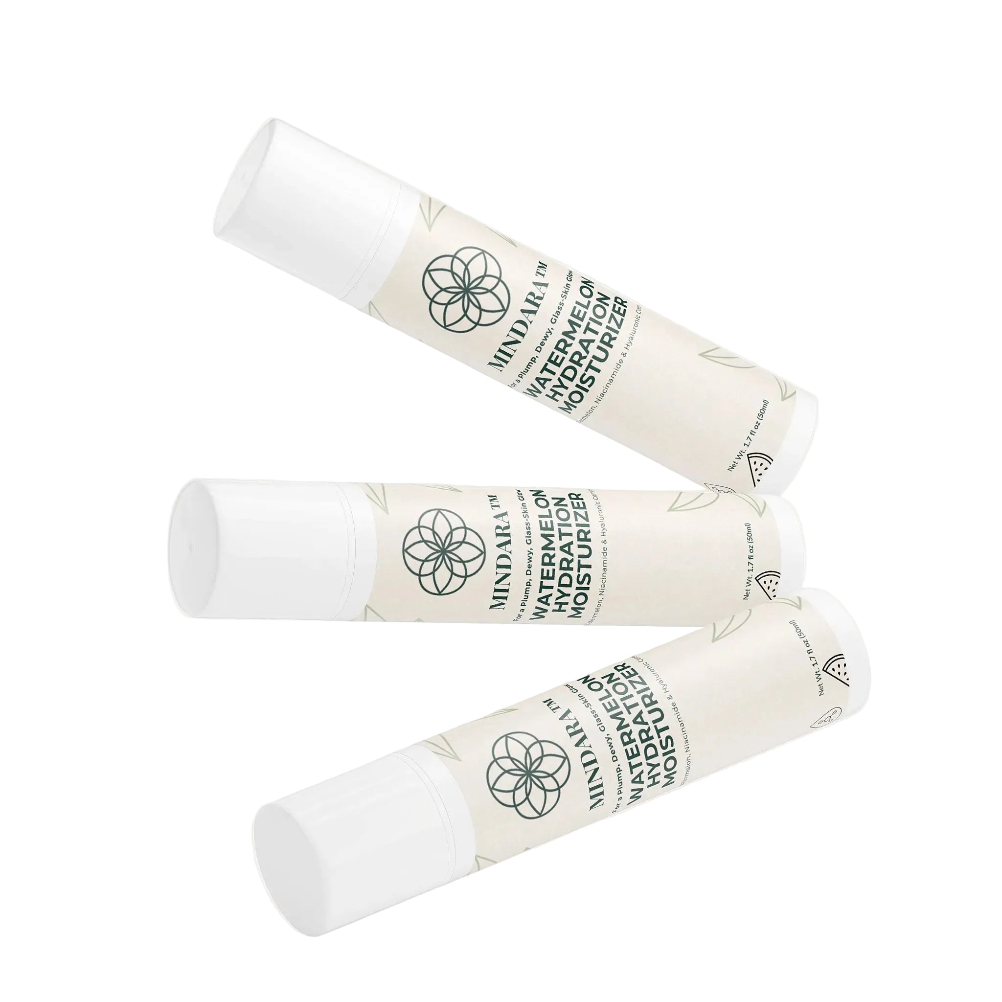 Watermelon Glow Moisturizer with Niacinamide | Mindara Dewy Hydration Cream - Mymindara.com
