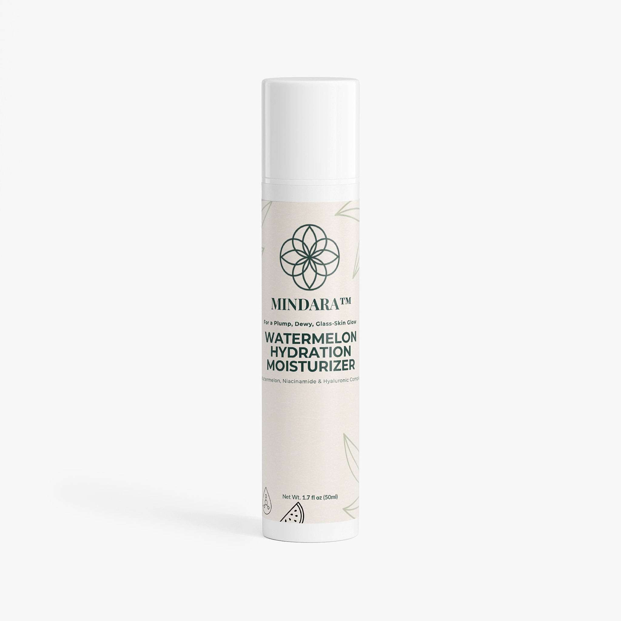 Watermelon Glow Moisturizer with Niacinamide | Mindara Dewy Hydration Cream - Mymindara.com