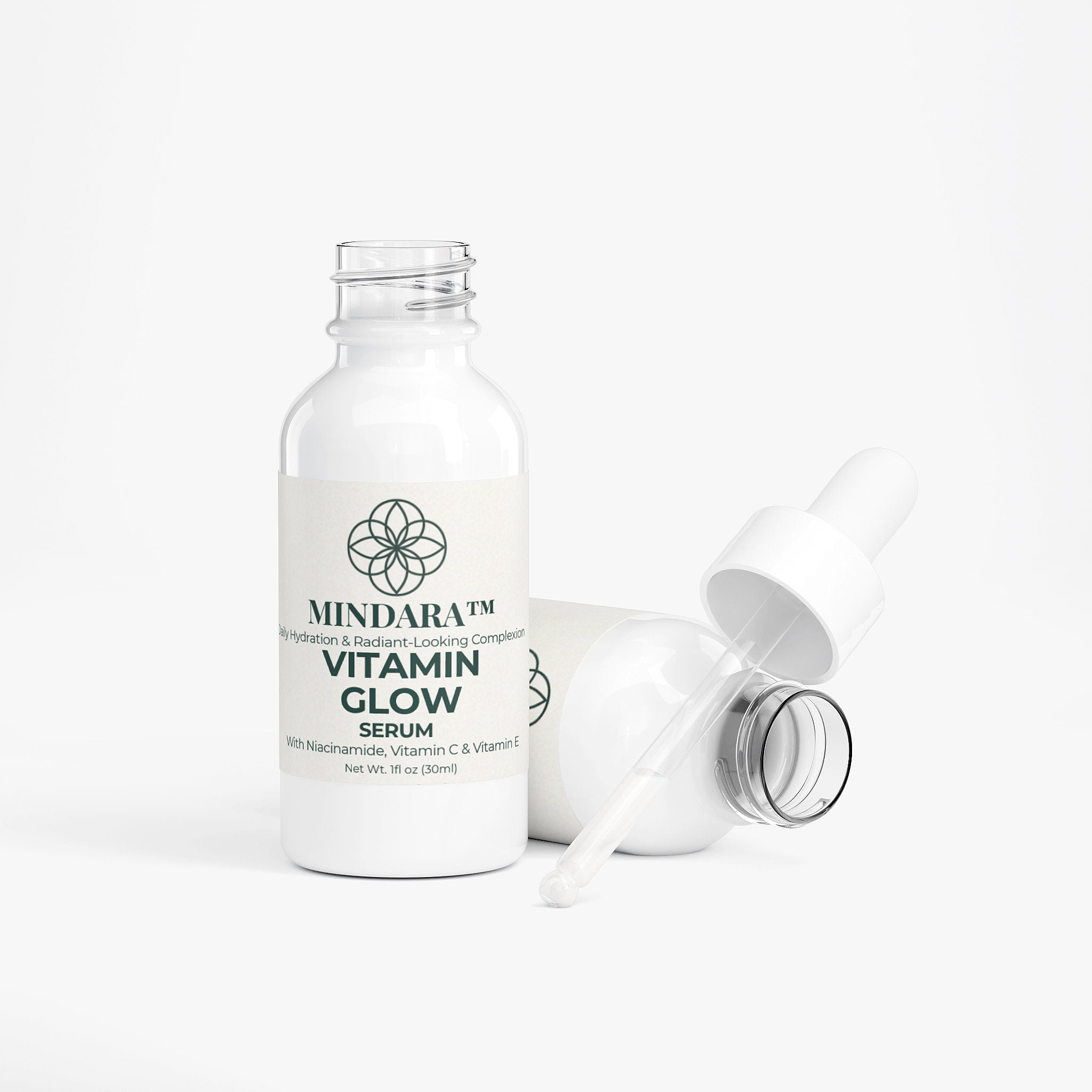Mindara Vitamin Glow Serum | Brightening B3 & Vitamin C Complex - Mymindara.com