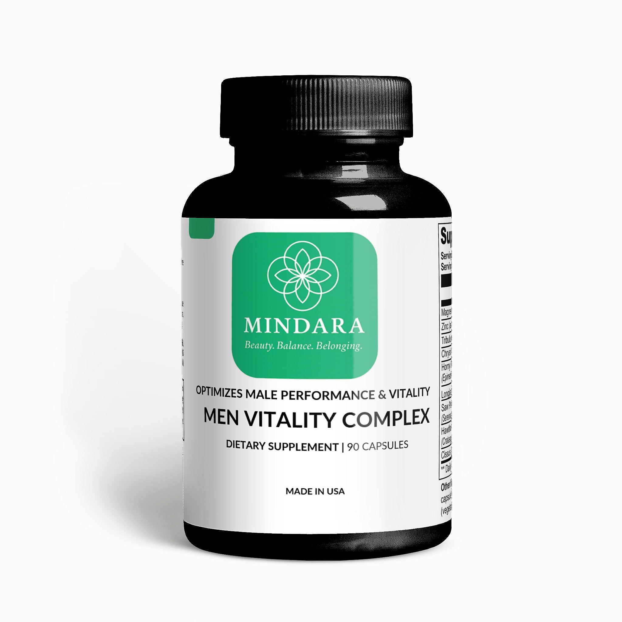Mindara Men's Vitality Complex | Optimizes Performance & Hormone Balance - My Store