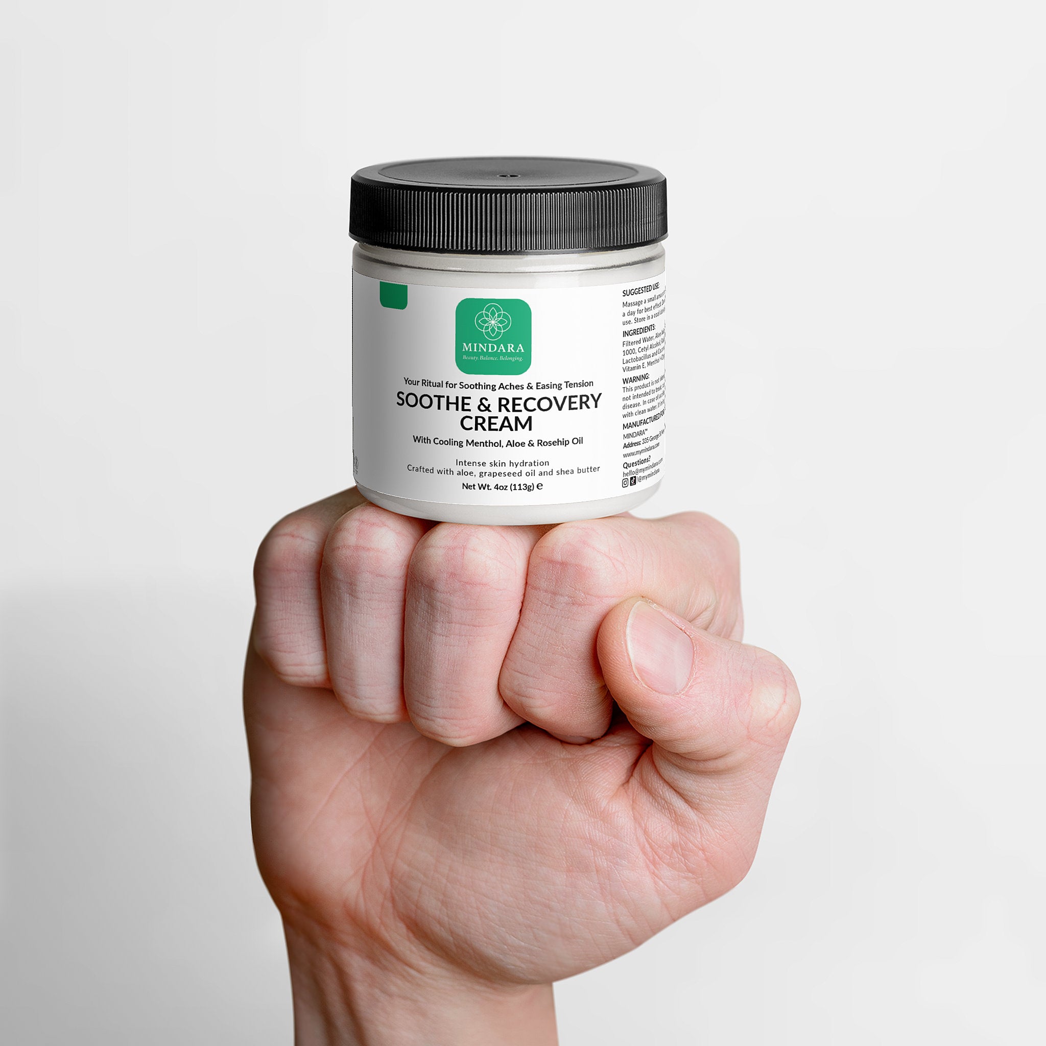 Mindara Soothe & Recovery Cream | For Muscle & Joint Relief - My Store