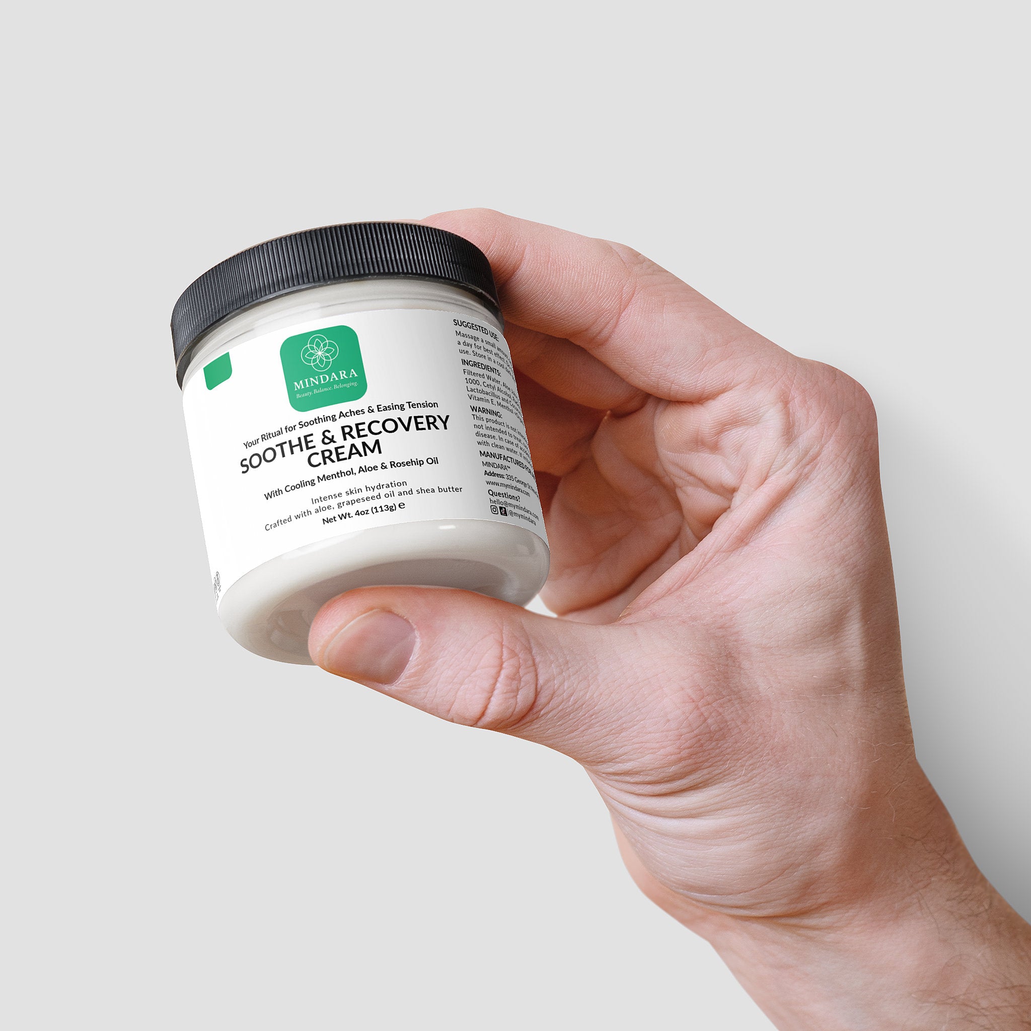 Mindara Soothe & Recovery Cream | For Muscle & Joint Relief - My Store