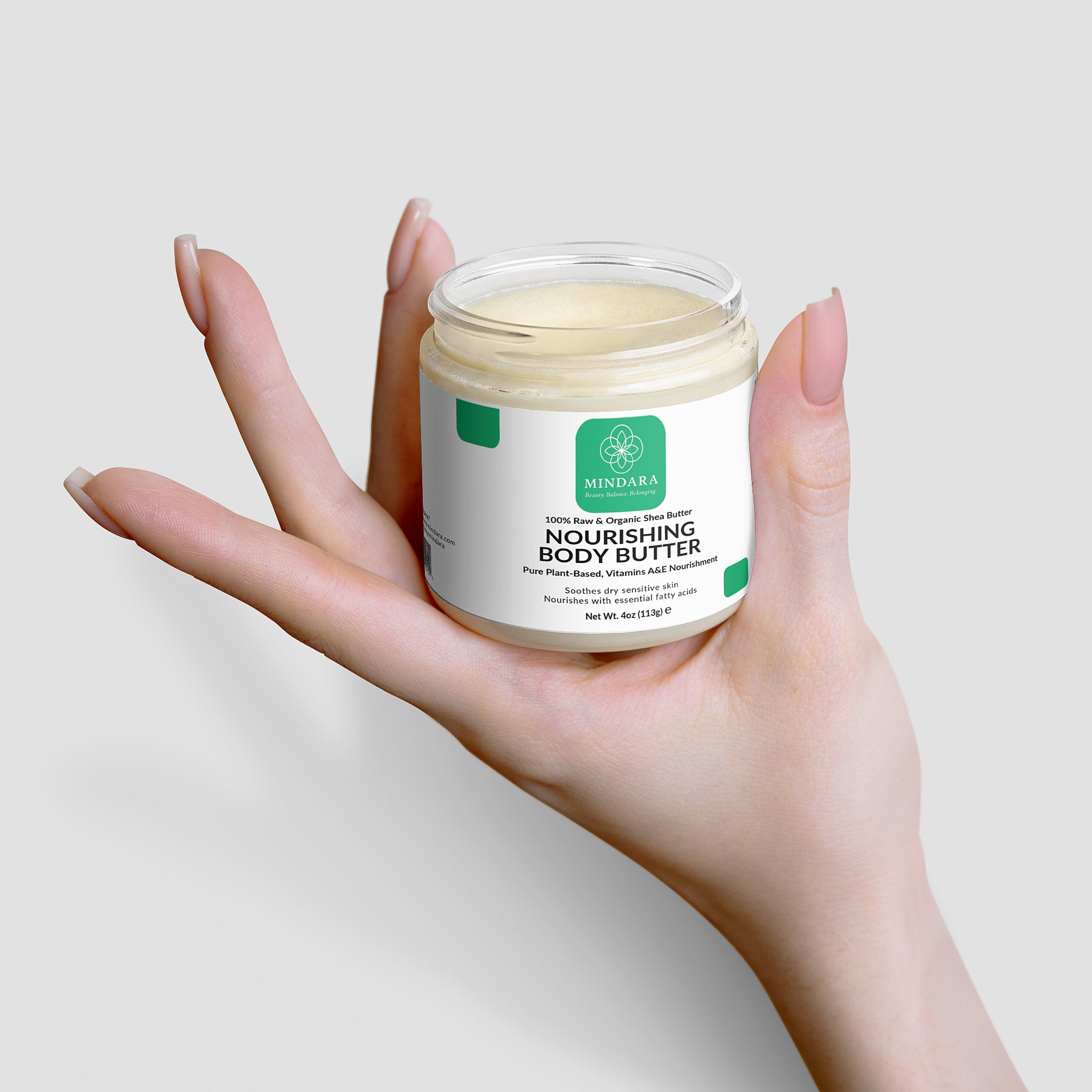 Mindara Pure Nourishing Body Butter | 100% Raw & Organic Shea - My Store