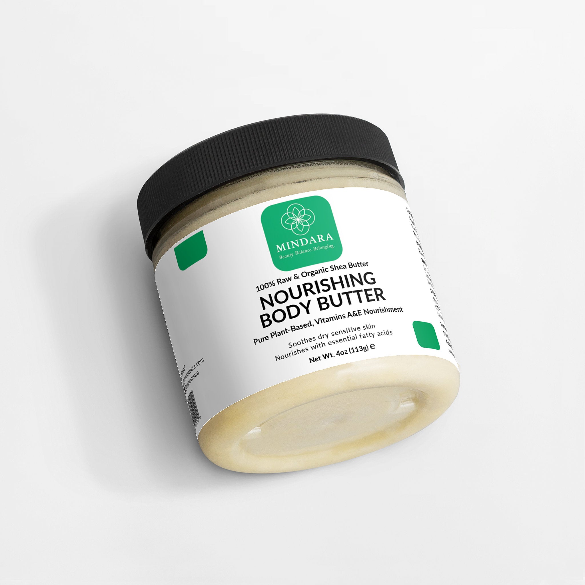 Mindara Pure Nourishing Body Butter | 100% Raw & Organic Shea - My Store