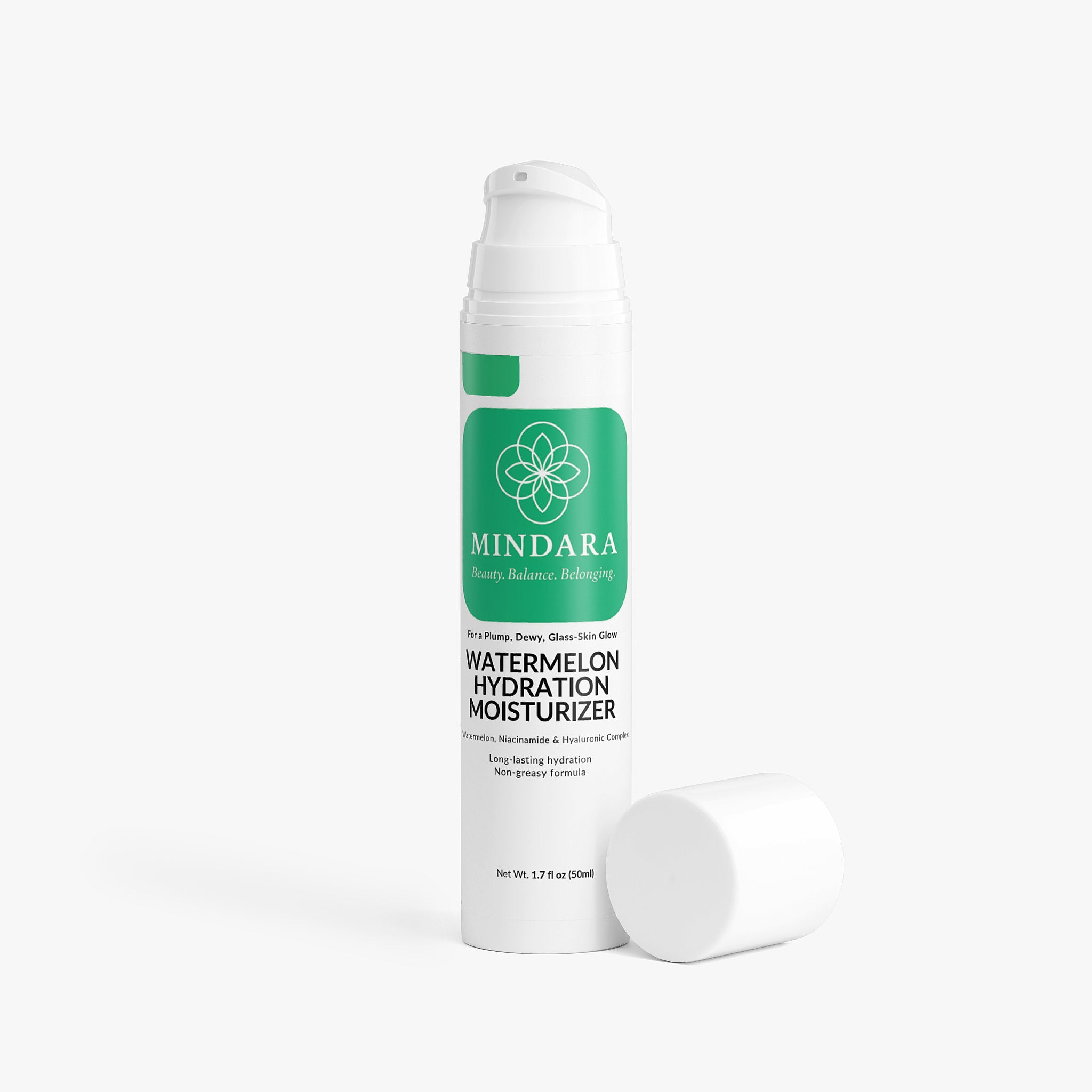 Watermelon Glow Moisturizer with Niacinamide | Mindara Dewy Hydration Cream - My Store