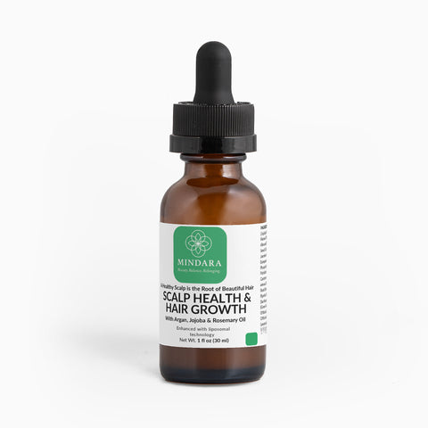 Mindara Scalp Health & Hair Growth Oil | With Argan, Jojoba & Rosemary