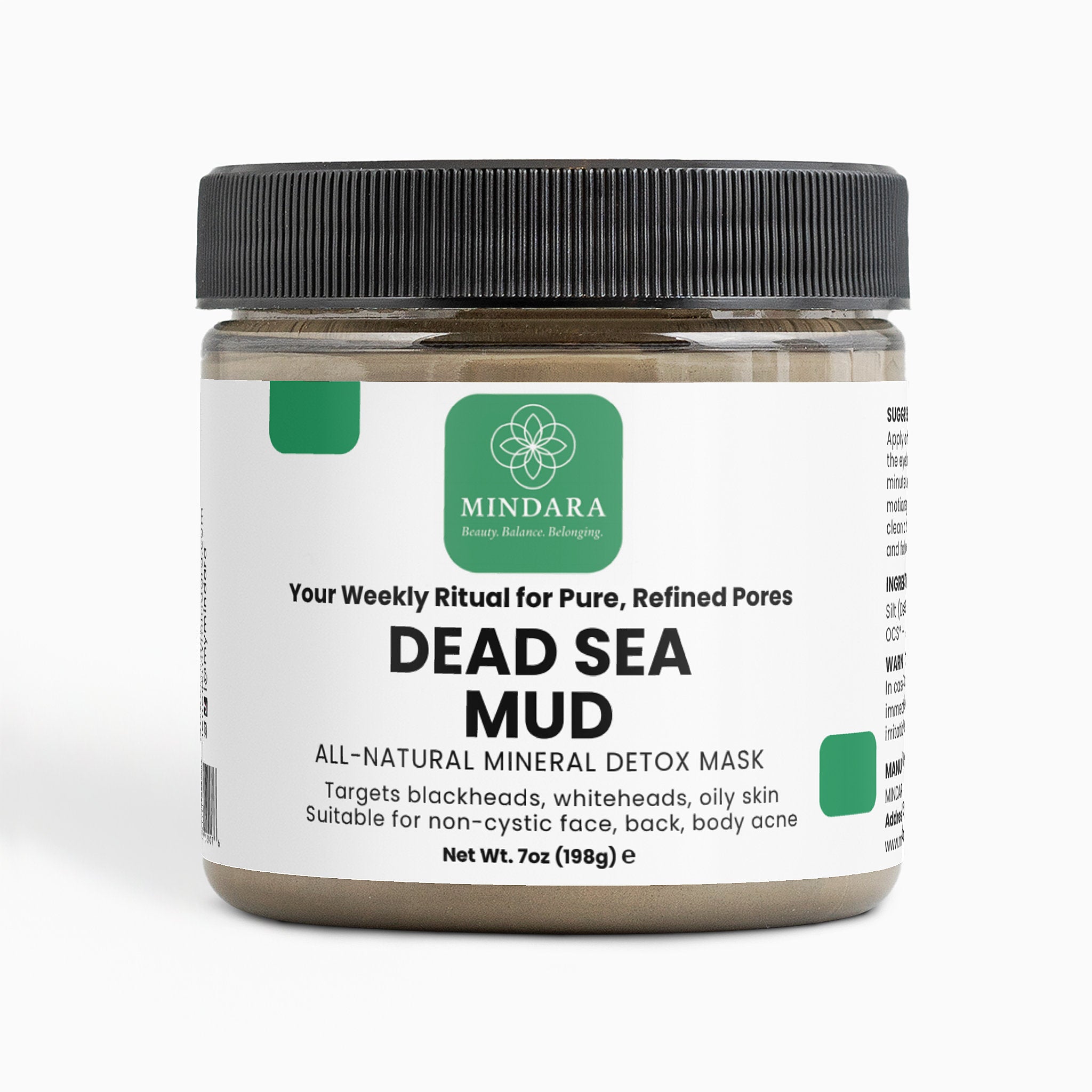 Mindara Mineral Detox Mask | Dead Sea Mud - My Store