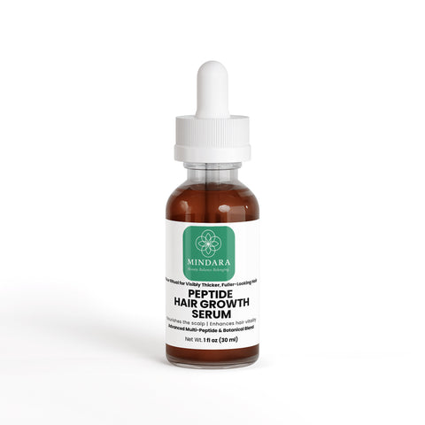 Mindara Peptide Hair Growth Serum| For Thicker, Fuller-Looking Hair