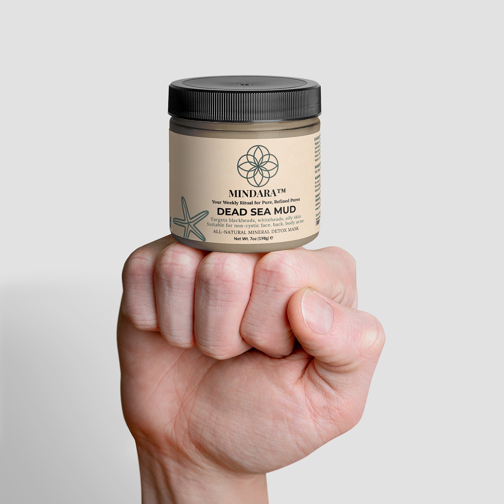 Mindara Mineral Detox Mask | Dead Sea Mud - Mymindara.com