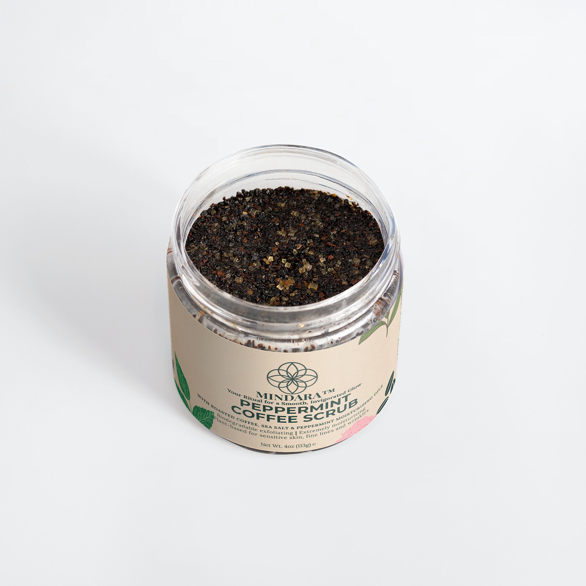 Mindara Invigorating Coffee Scrub Peppermint Coffee Scrub | Body Polish for Glow & Smoothing - Mymindara.com