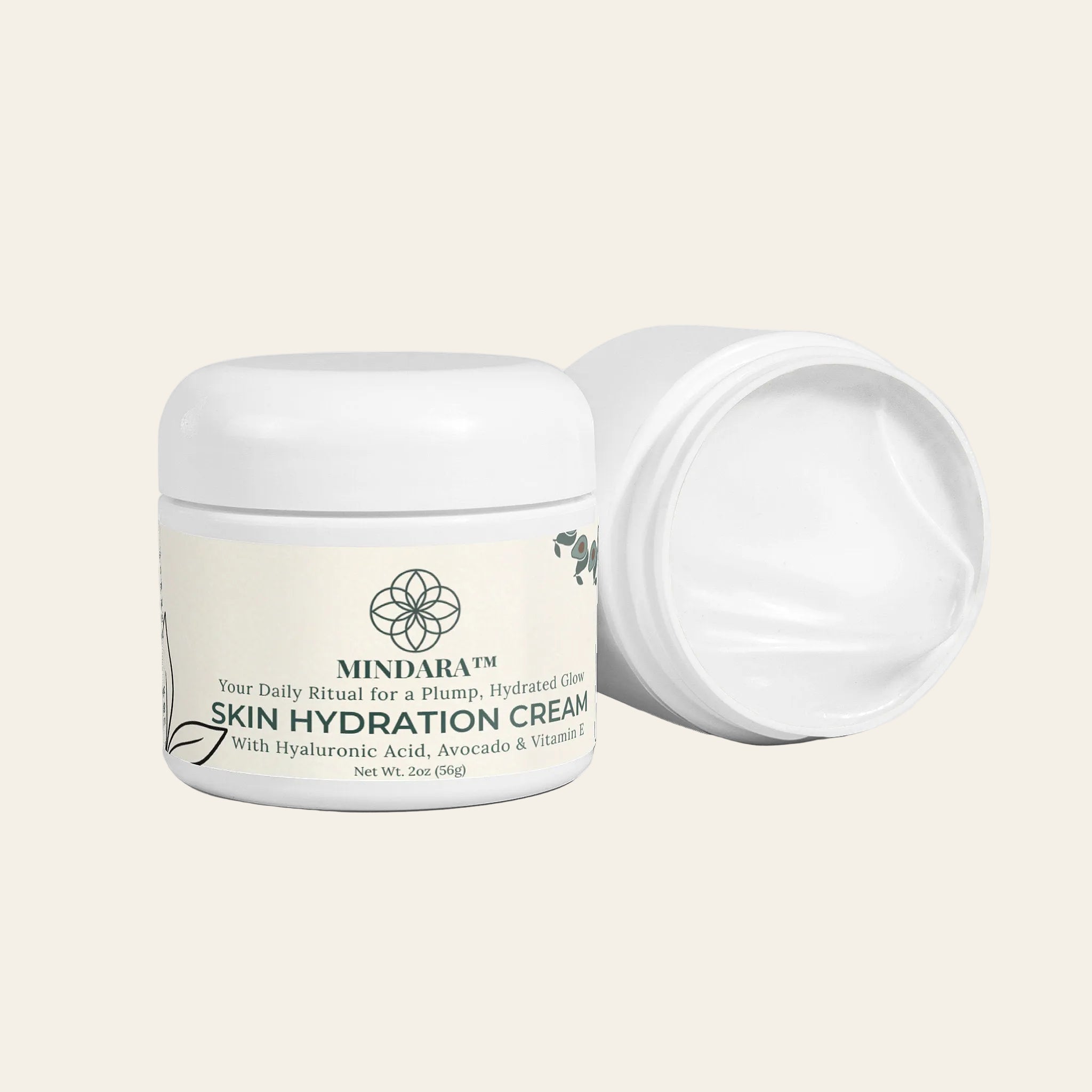 Mindara Daily Hydration Cream | With Hyaluronic Acid & Avocado Oil - Mymindara.com