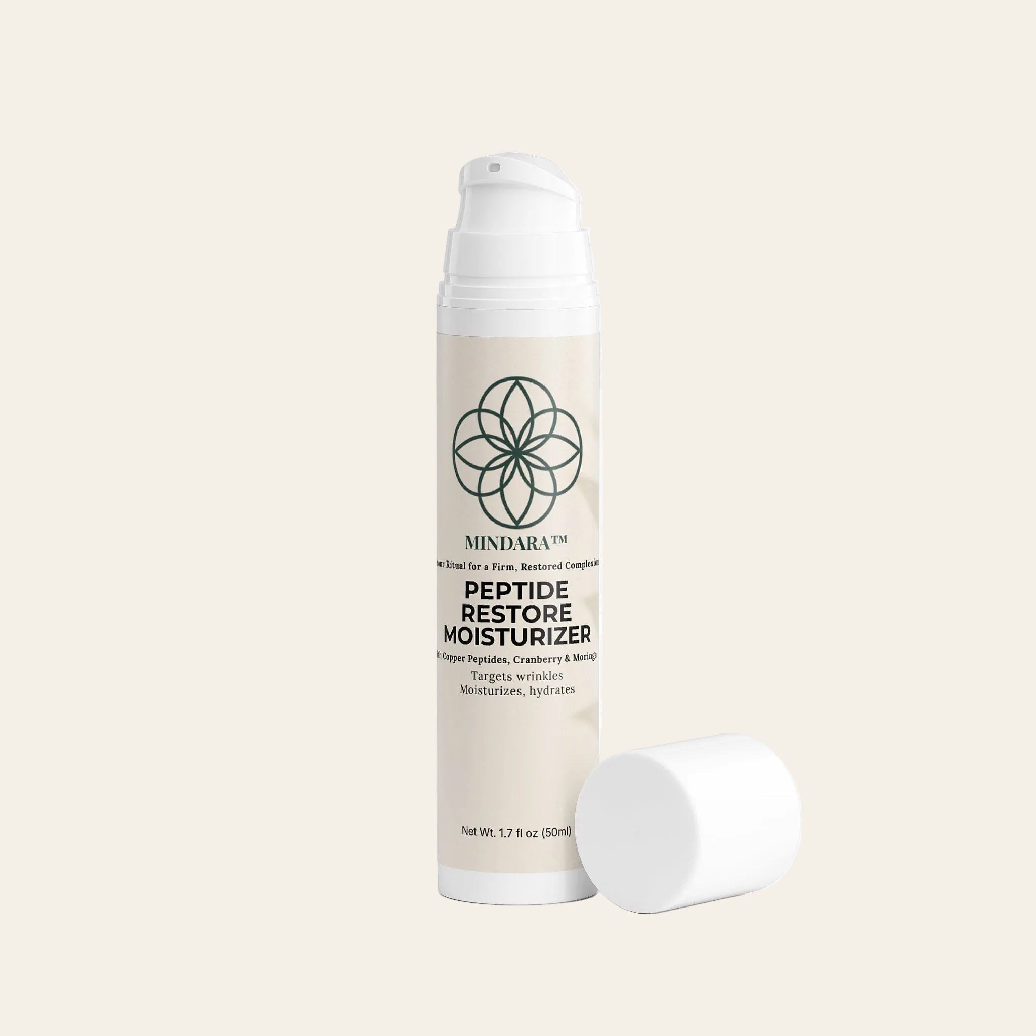 Mindara Peptide Restore Cream Moisturizer - Mymindara.com