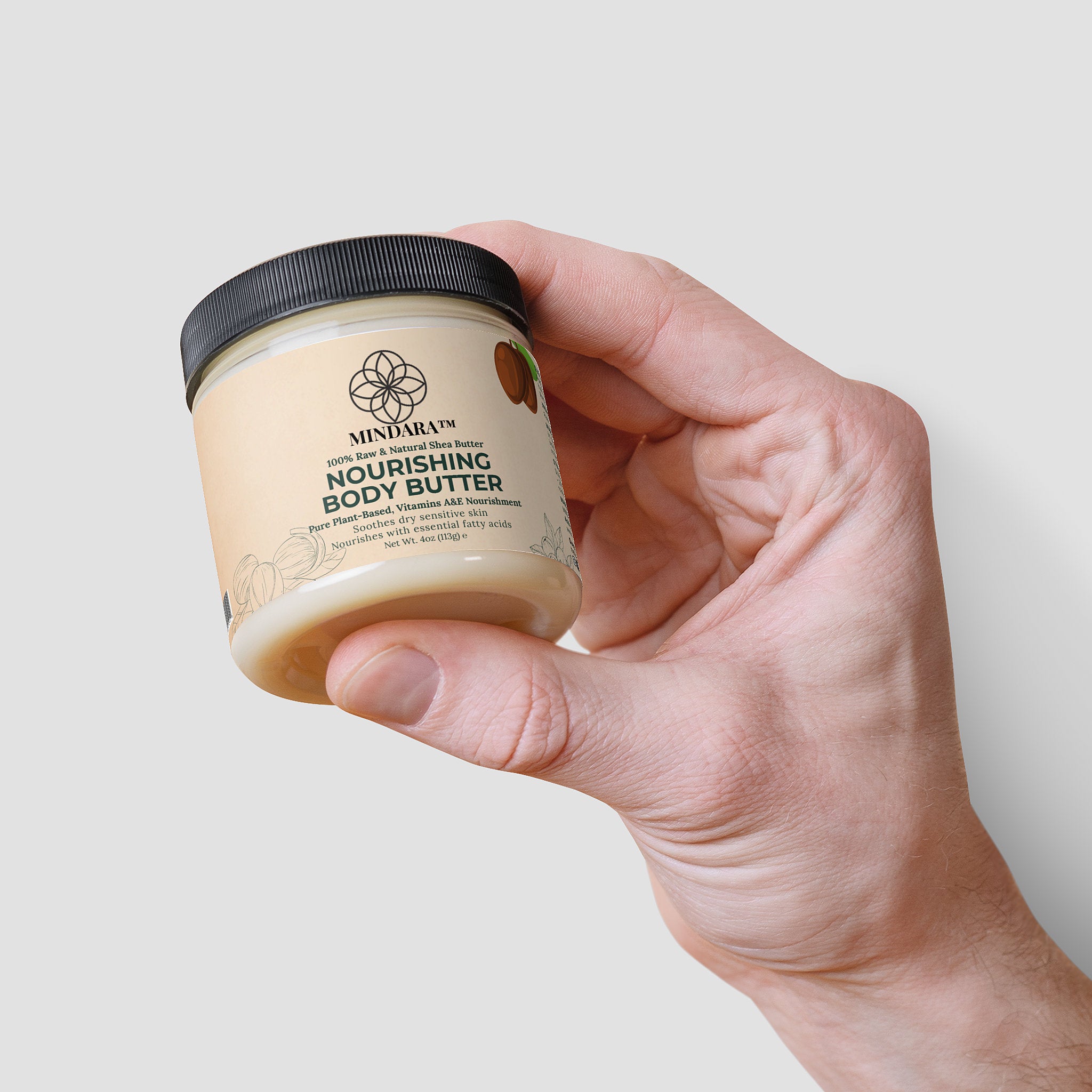 Mindara Pure Nourishing Body Butter | 100% Raw & Organic Shea - Mymindara.com