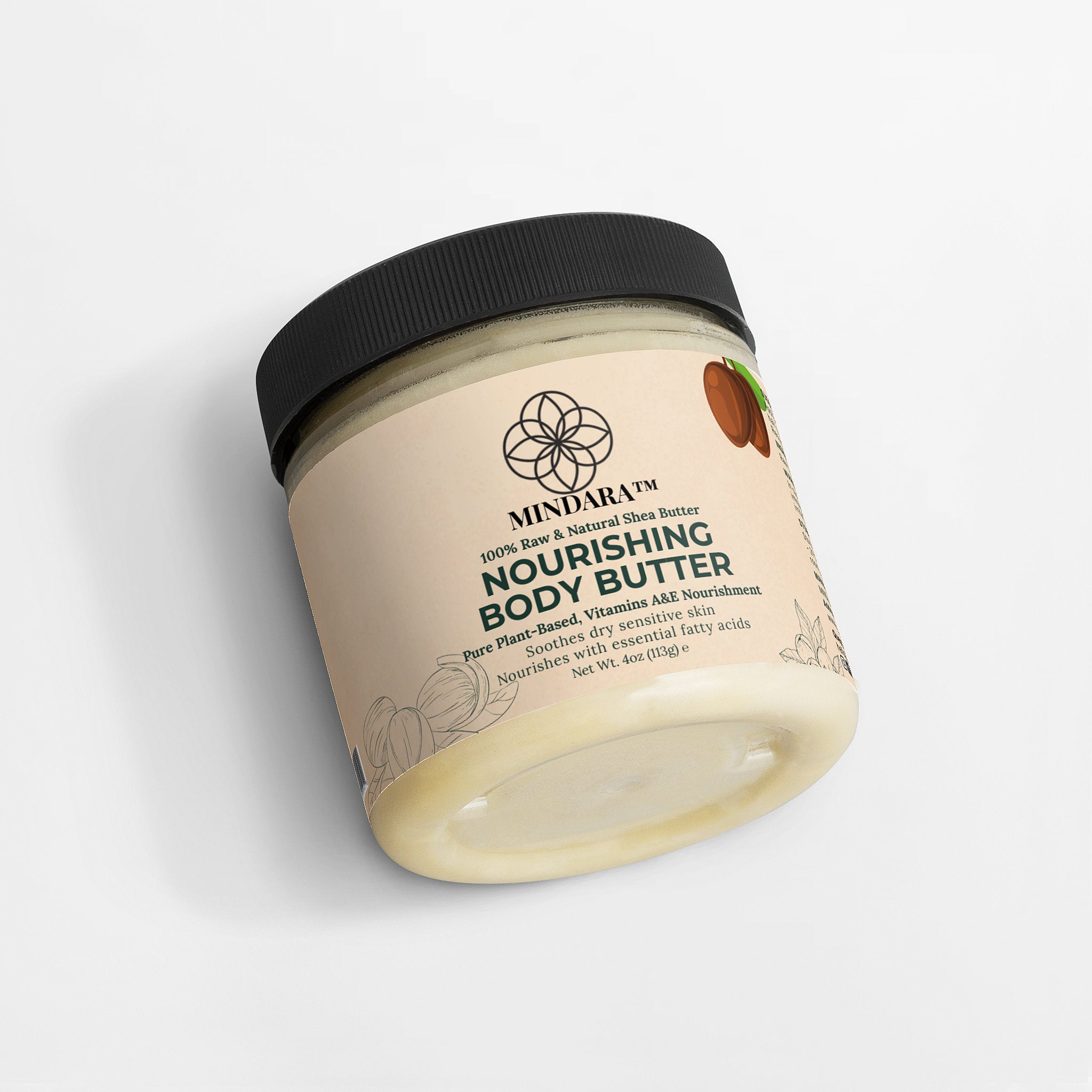 Mindara Pure Nourishing Body Butter | 100% Raw & Organic Shea - Mymindara.com