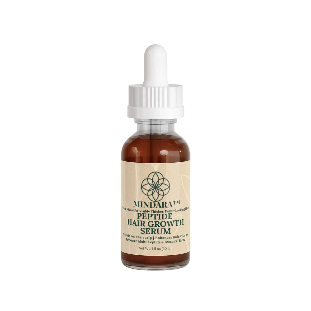 Mindara Peptide Hair Growth Serum| For Thicker, Fuller-Looking Hair