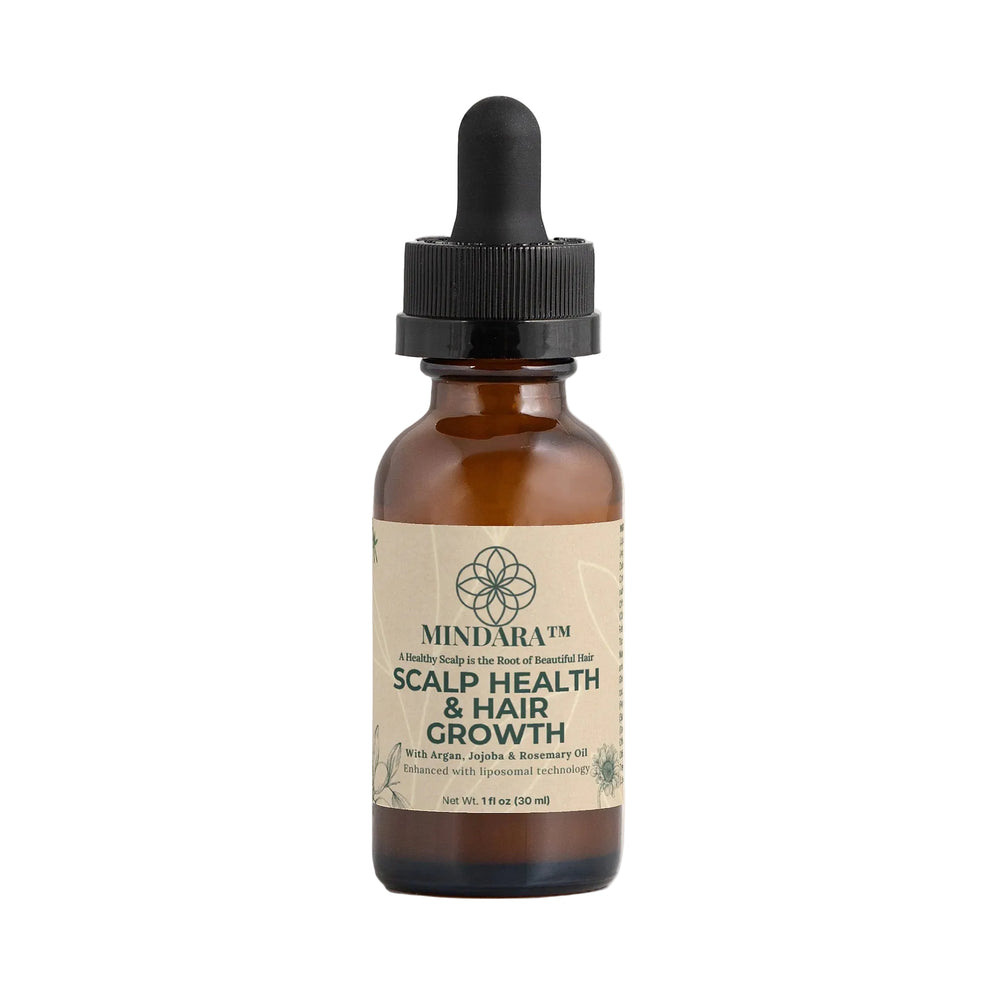 Mindara Scalp Health & Hair Growth Oil | With Argan, Jojoba & Rosemary