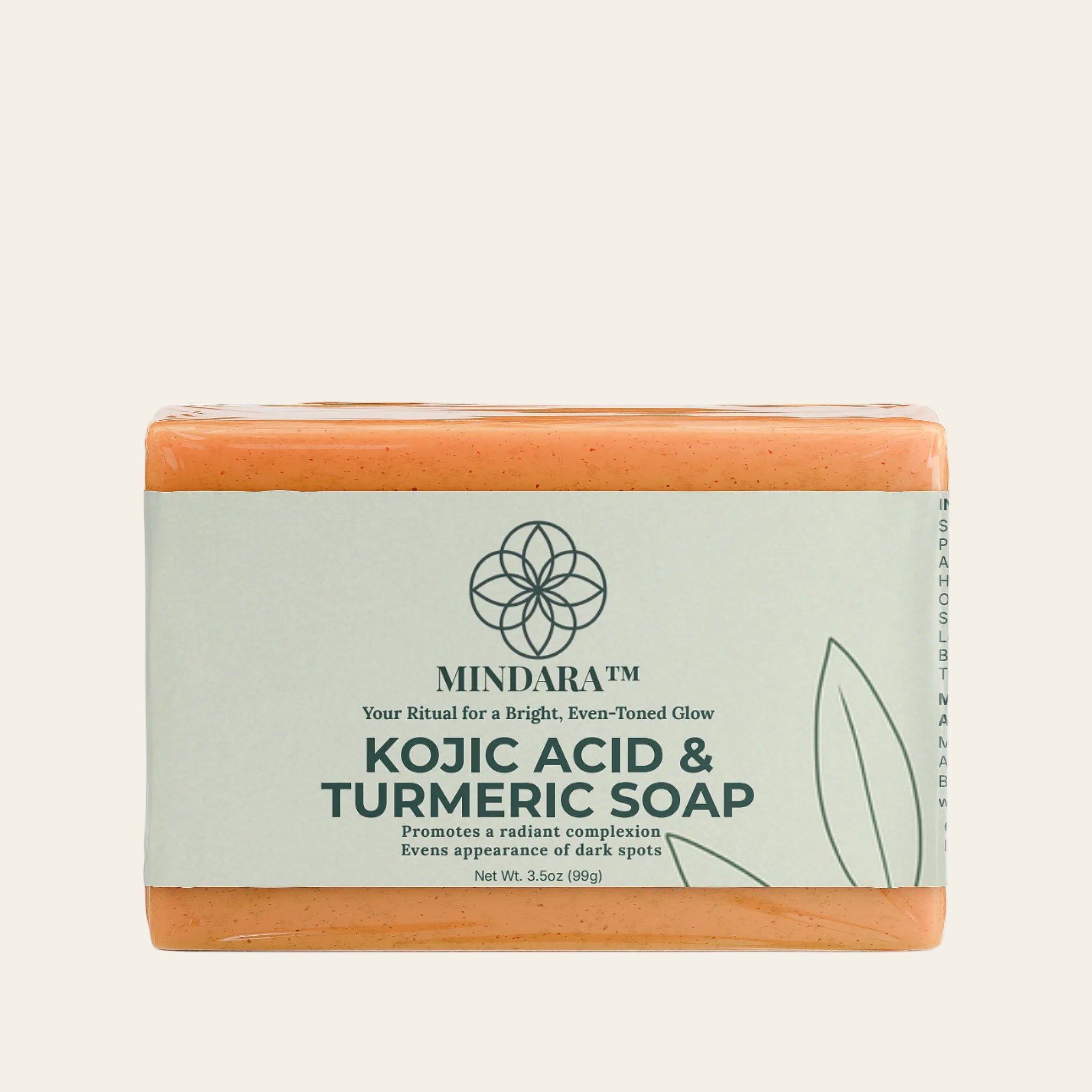 Mindara Kojic Acid & Turmeric Soap - Mymindara.com