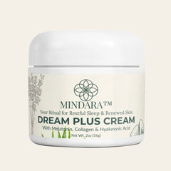 Mindara Dream Plus Cream | With Melatonin, Collagen & Hyaluronic Acid