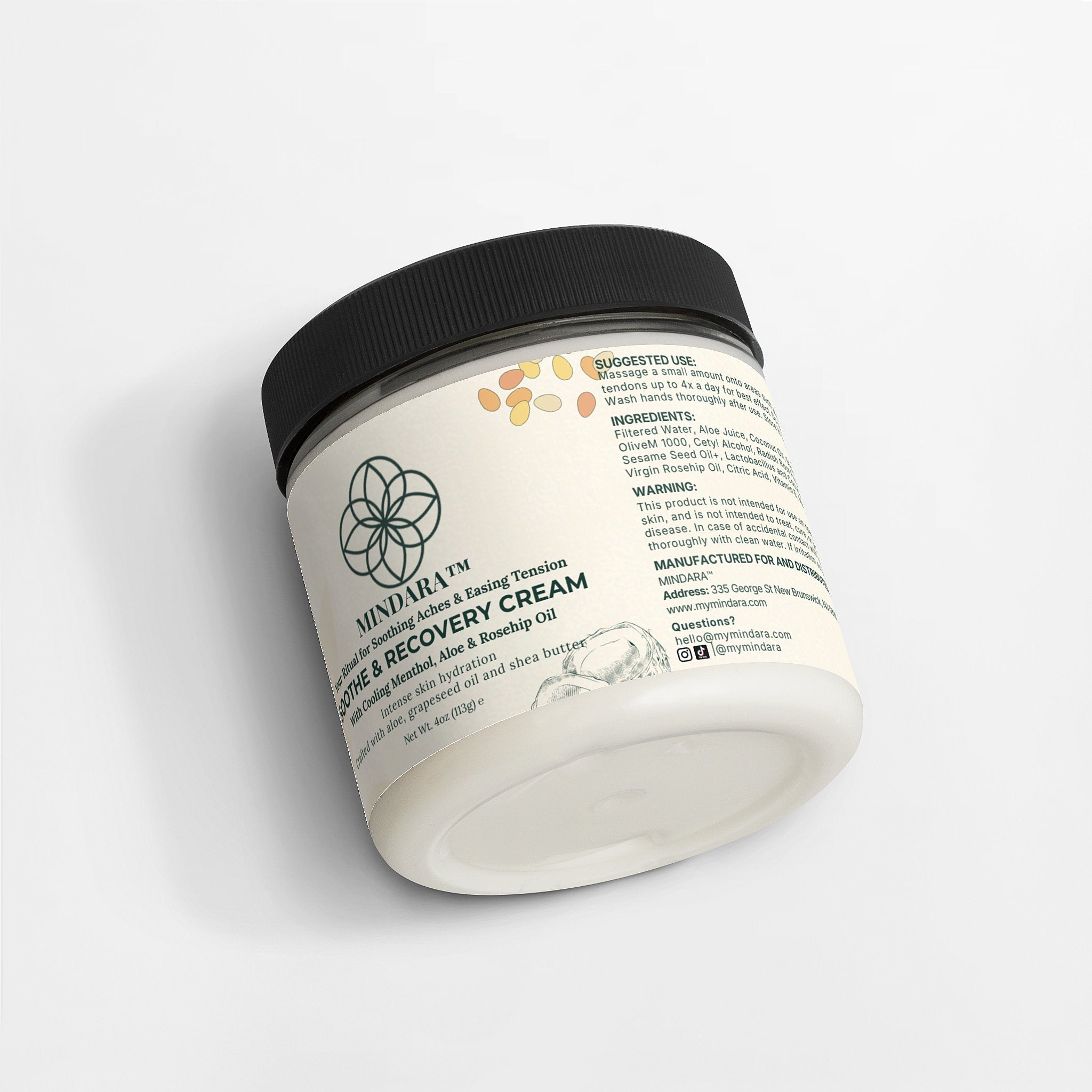 Mindara Soothe & Recovery Cream | For Muscle & Joint Relief - Mymindara.com