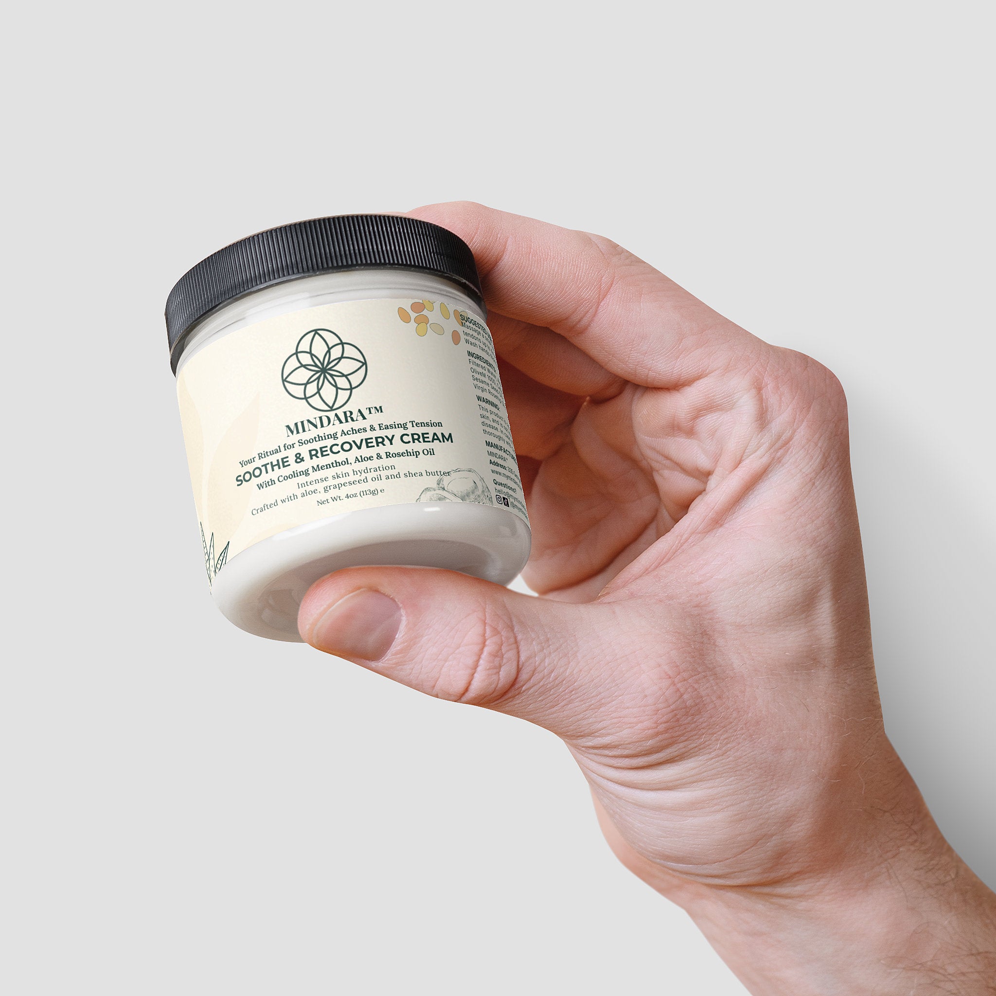Mindara Soothe & Recovery Cream | For Muscle & Joint Relief - Mymindara.com