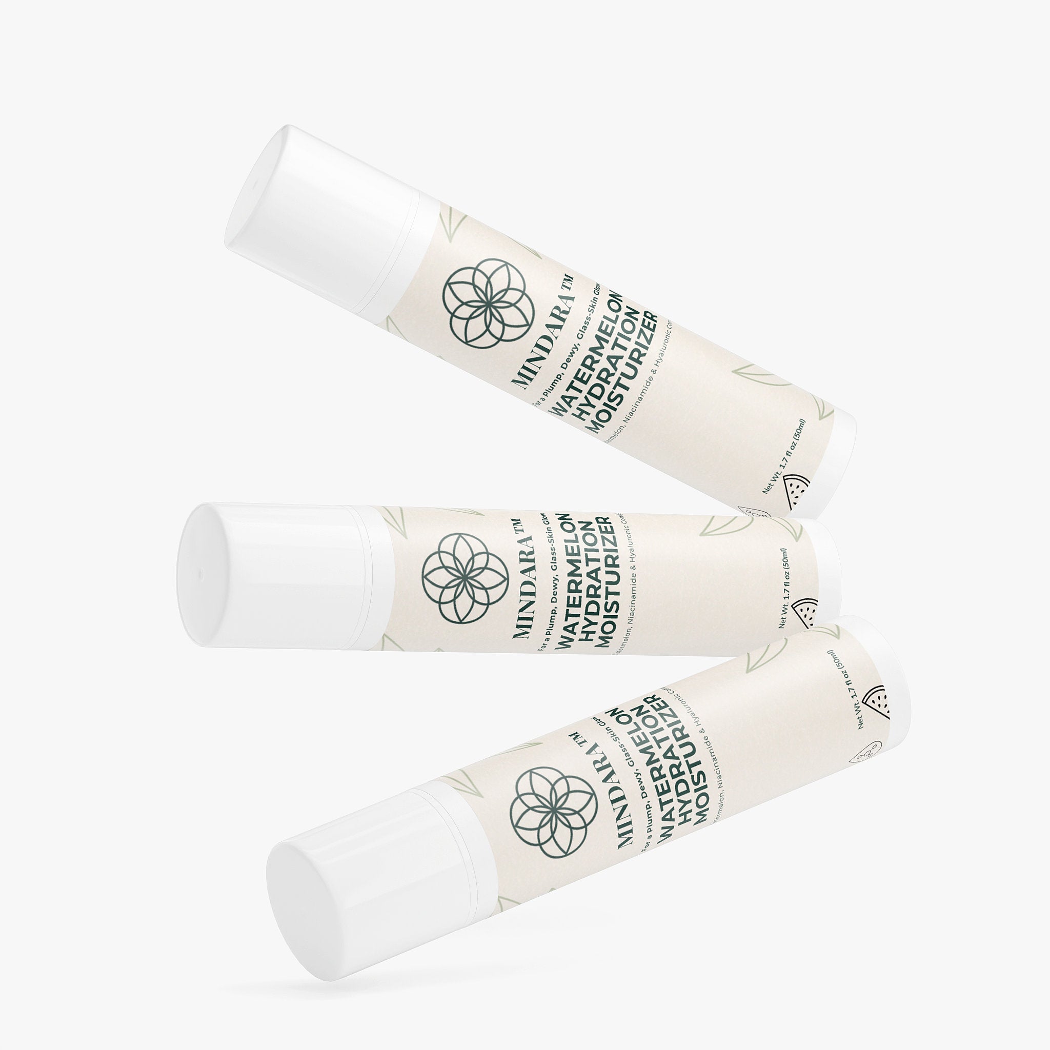 Watermelon Glow Moisturizer with Niacinamide | Mindara Dewy Hydration Cream - Mymindara.com